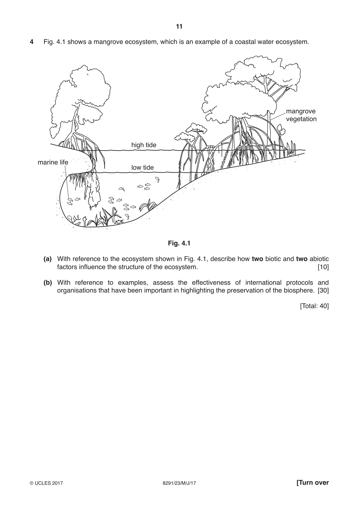 Cambridge A Level Environmental Management (AS only) 8291 2017 May/June Paper 2 · Variant 3 question paper, page 11 of 12