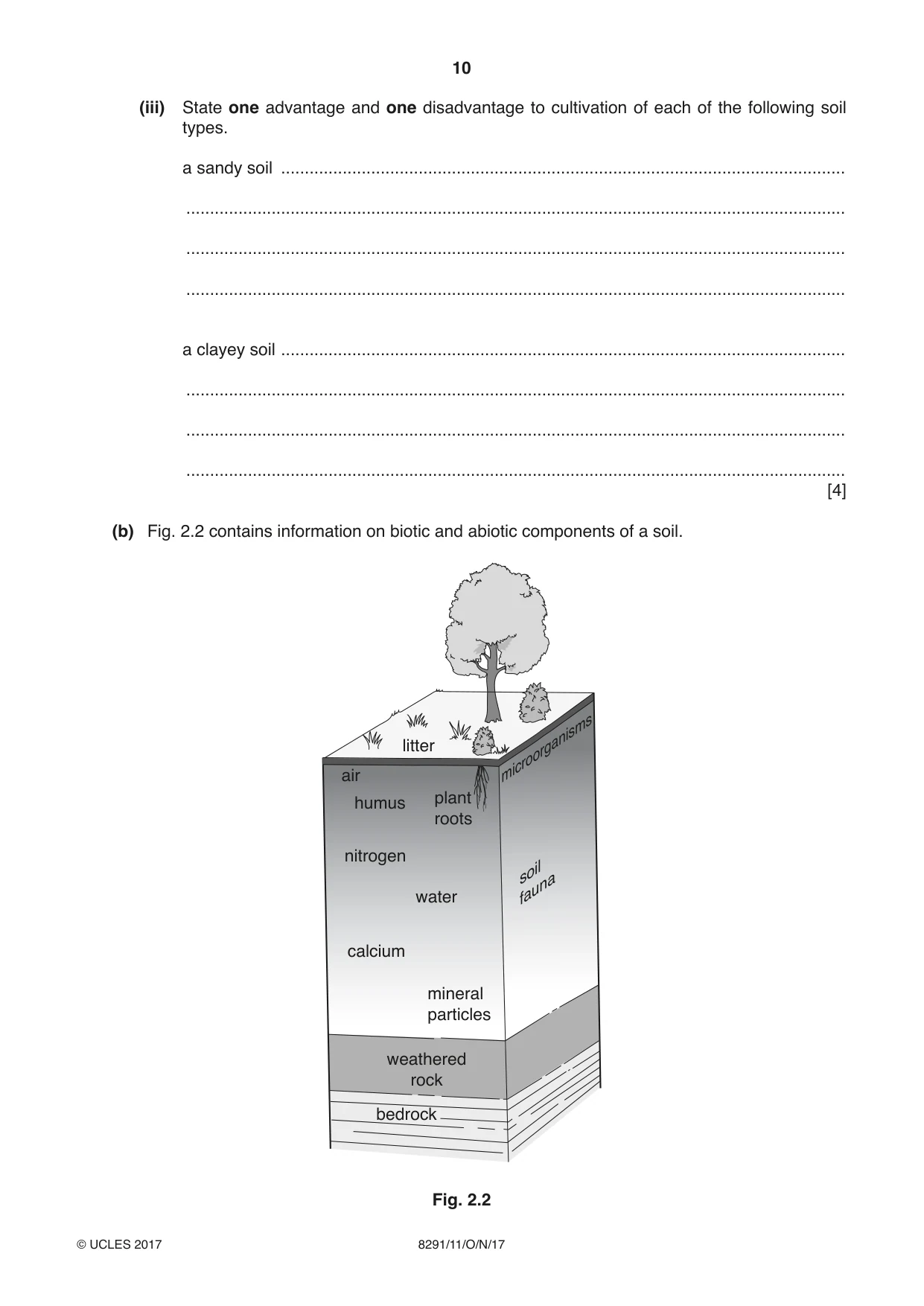Cambridge A Level Environmental Management (AS only) 8291 2017 Oct/Nov Paper 1 · Variant 1 question paper, page 10 of 16