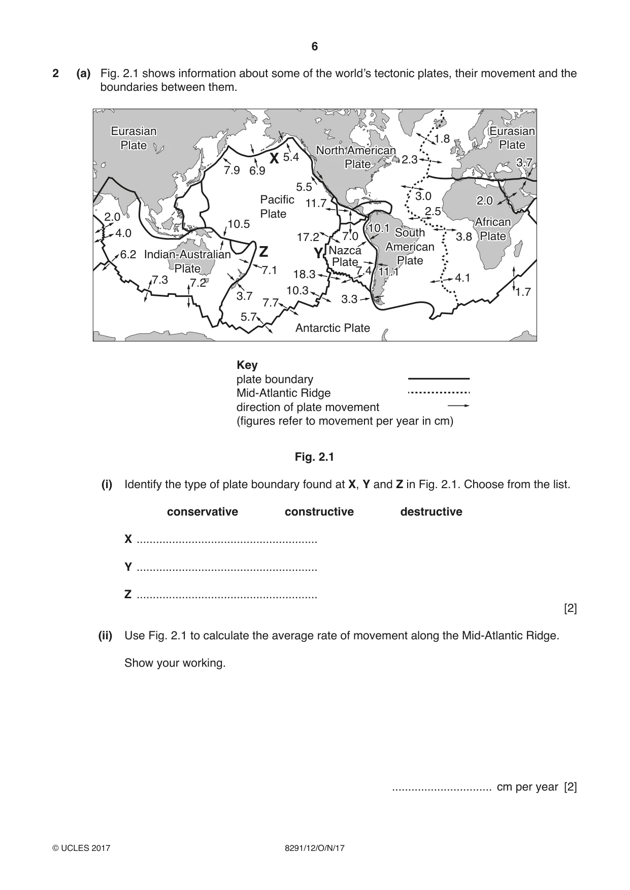 Cambridge A Level Environmental Management (AS only) 8291 2017 Oct/Nov Paper 1 · Variant 2 question paper, page 6 of 12