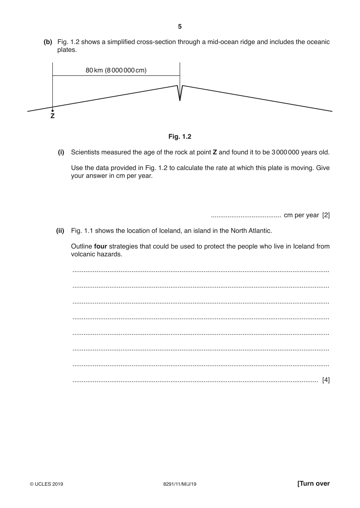 Cambridge A Level Environmental Management (AS only) 8291 2019 May/June Paper 1 · Variant 1 question paper, page 5 of 16