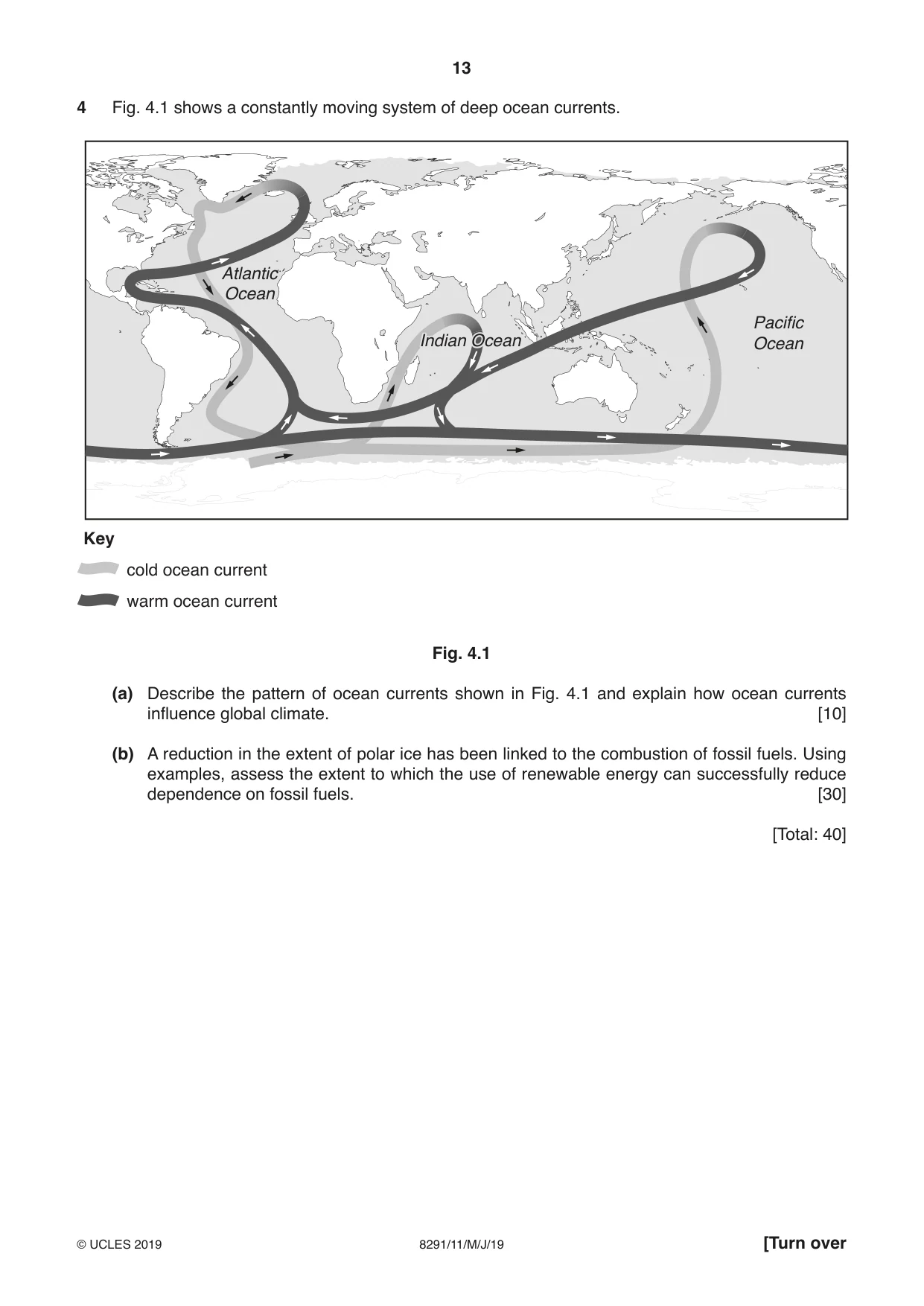 Cambridge A Level Environmental Management (AS only) 8291 2019 May/June Paper 1 · Variant 1 question paper, page 13 of 16