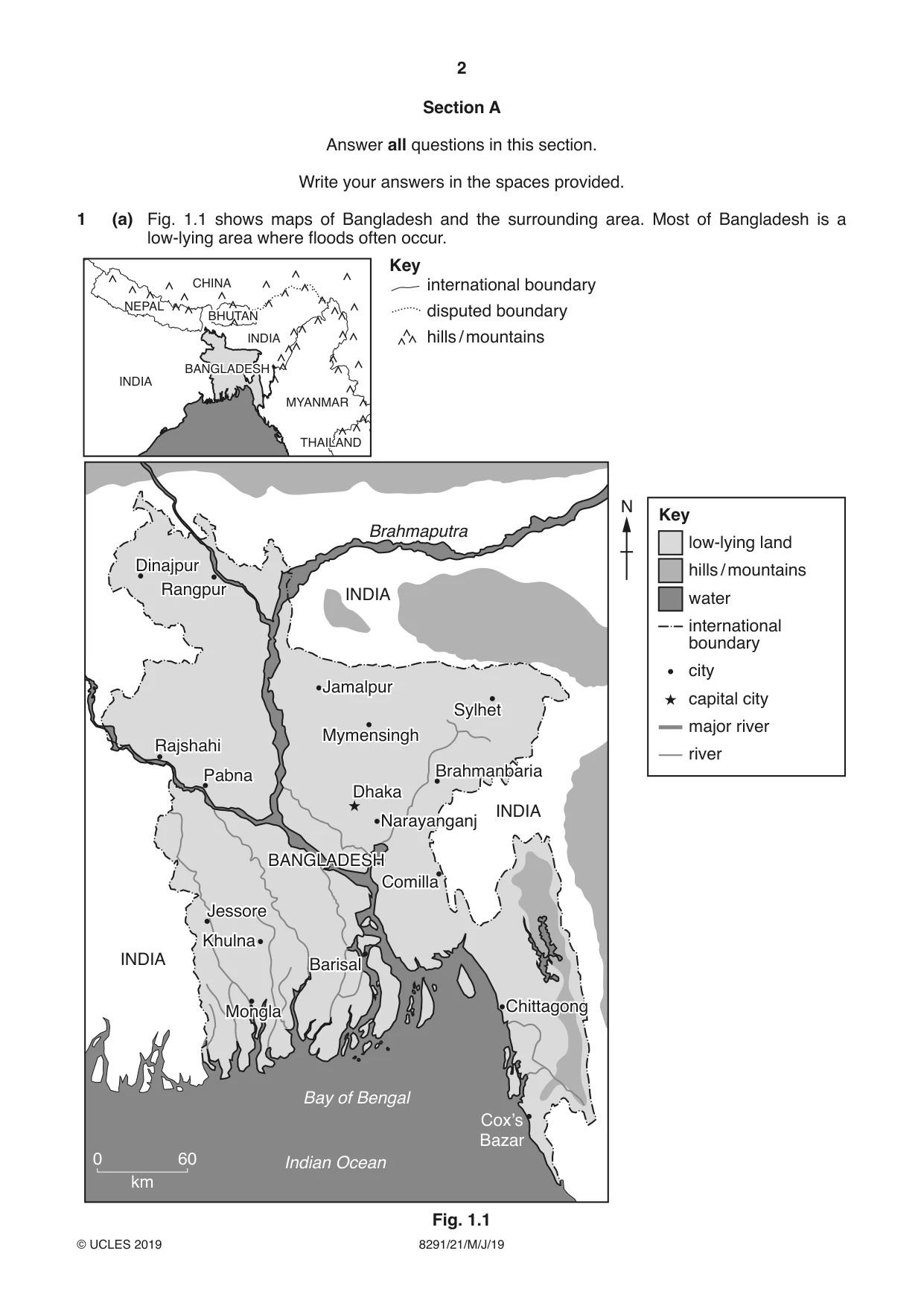 Cambridge A Level Environmental Management (AS only) 8291 2019 May/June Paper 2 · Variant 1 question paper, page 2 of 12