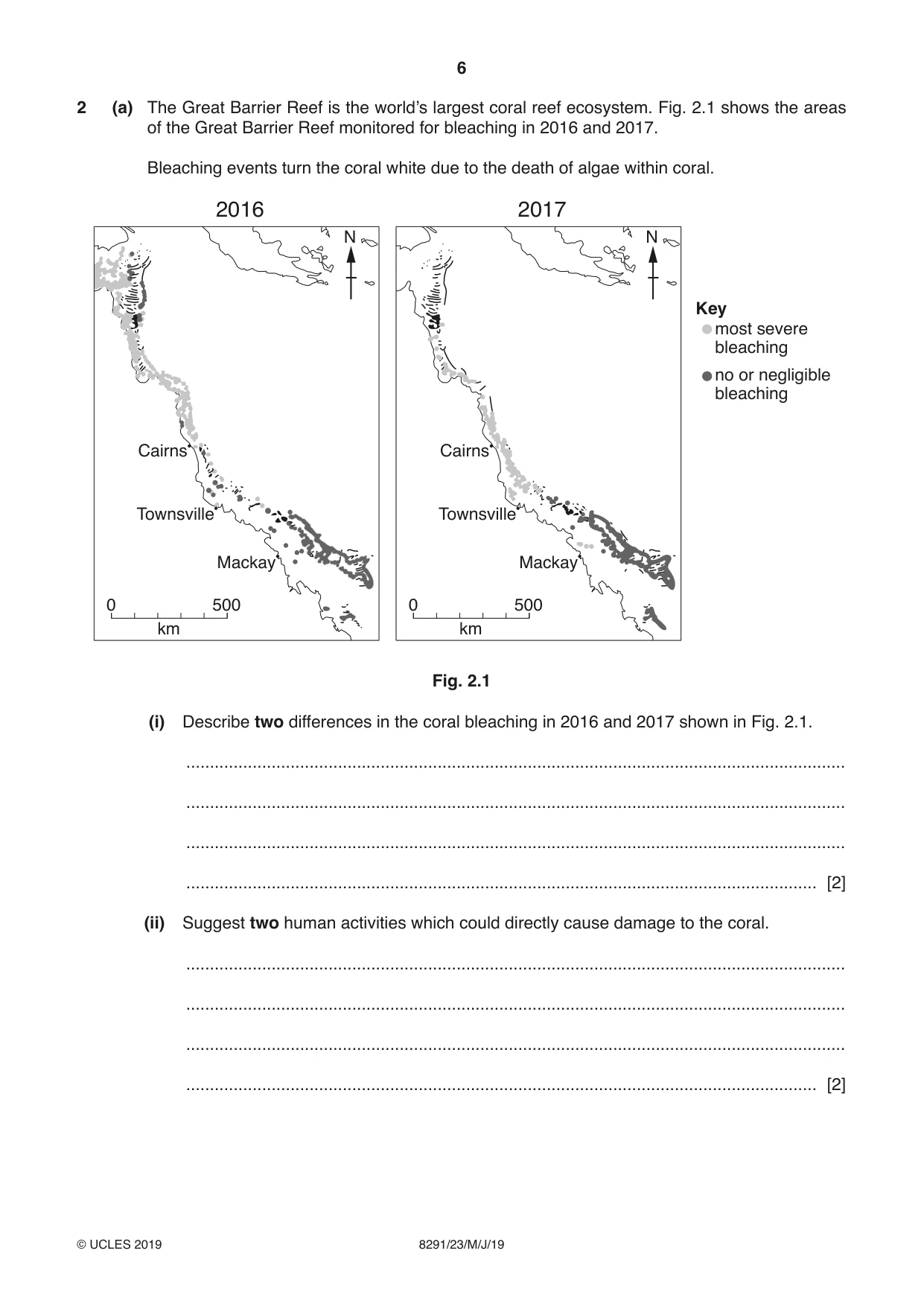 Cambridge A Level Environmental Management (AS only) 8291 2019 May/June Paper 2 · Variant 3 question paper, page 6 of 16