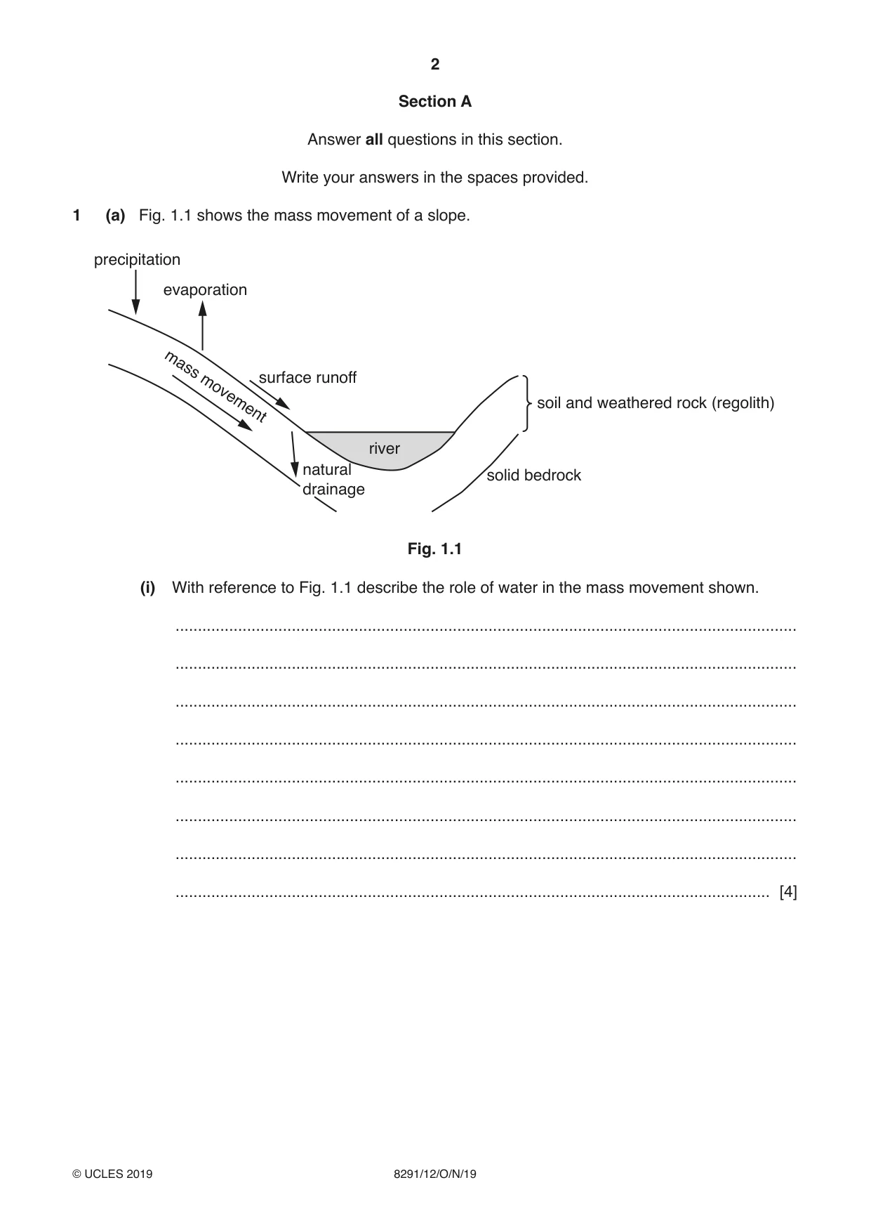 Cambridge A Level Environmental Management (AS only) 8291 2019 Oct/Nov Paper 1 · Variant 2 question paper, page 2 of 12