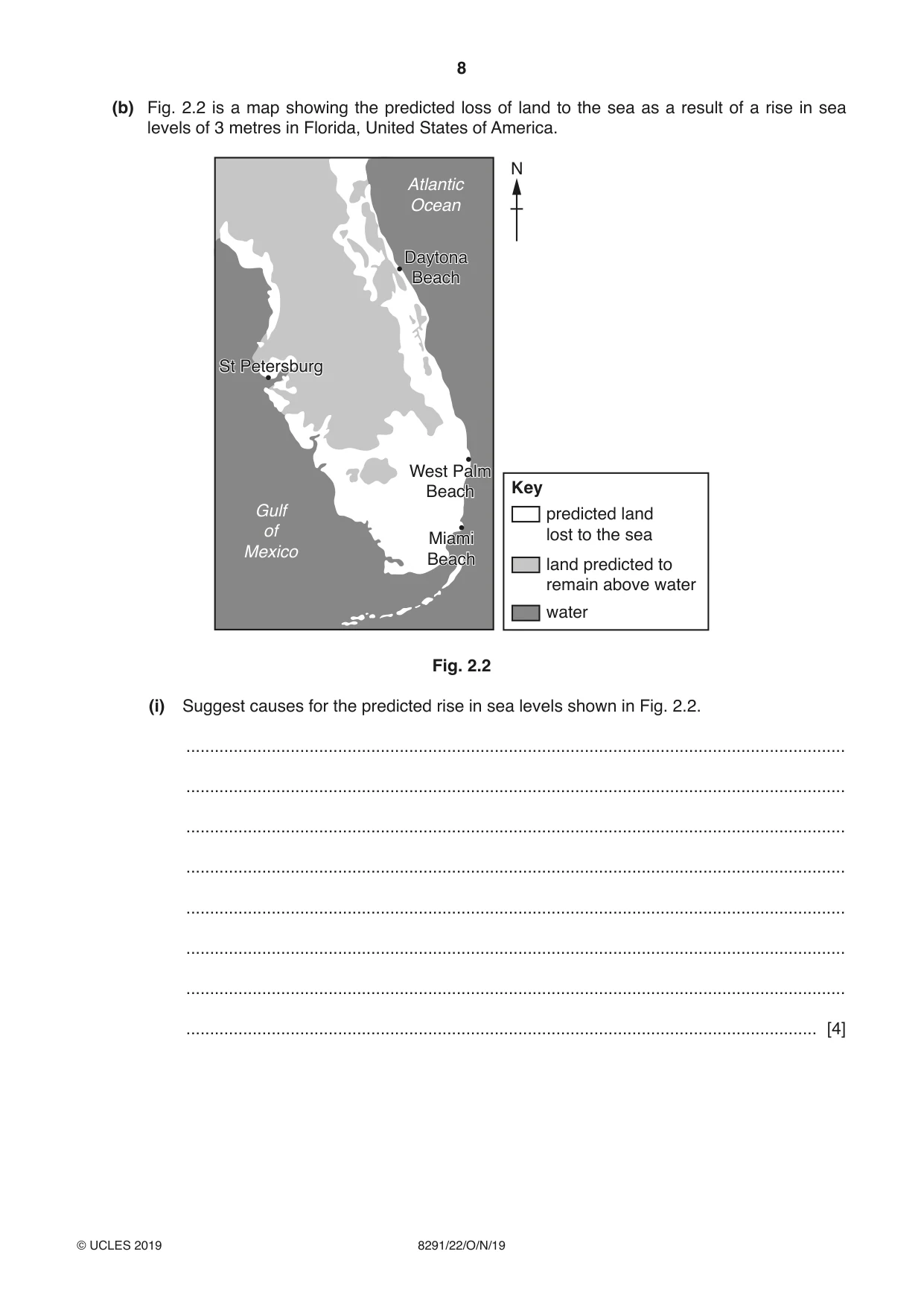 Cambridge A Level Environmental Management (AS only) 8291 2019 Oct/Nov Paper 2 · Variant 2 question paper, page 8 of 12
