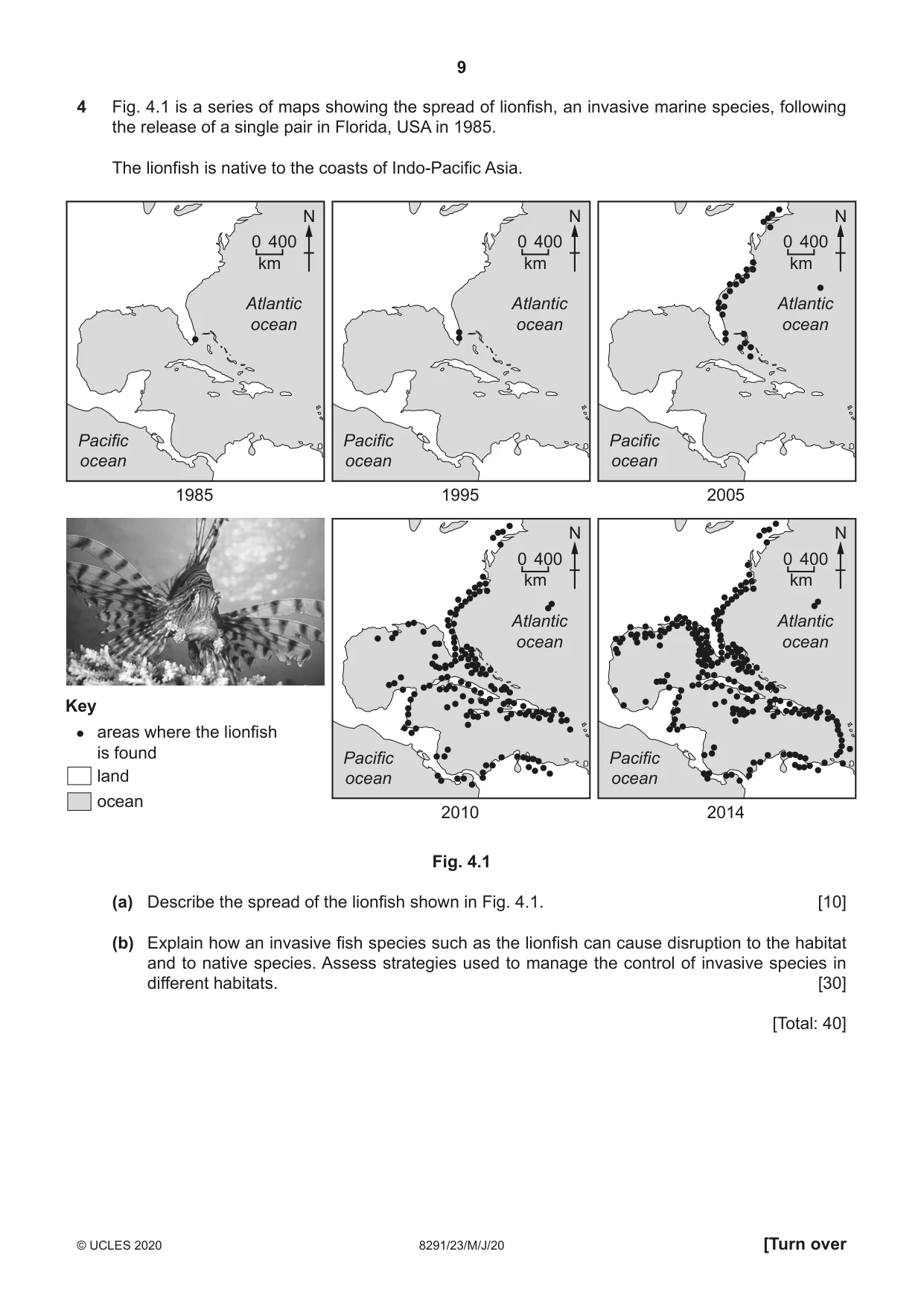 Cambridge A Level Environmental Management (AS only) 8291 2020 May/June Paper 2 · Variant 3 question paper, page 9 of 12