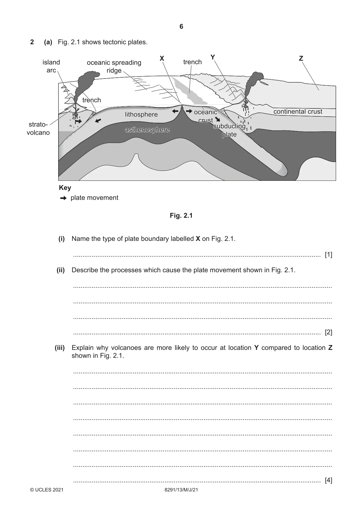 Cambridge A Level Environmental Management (AS only) 8291 2021 May/June Paper 1 · Variant 3 question paper, page 6 of 12