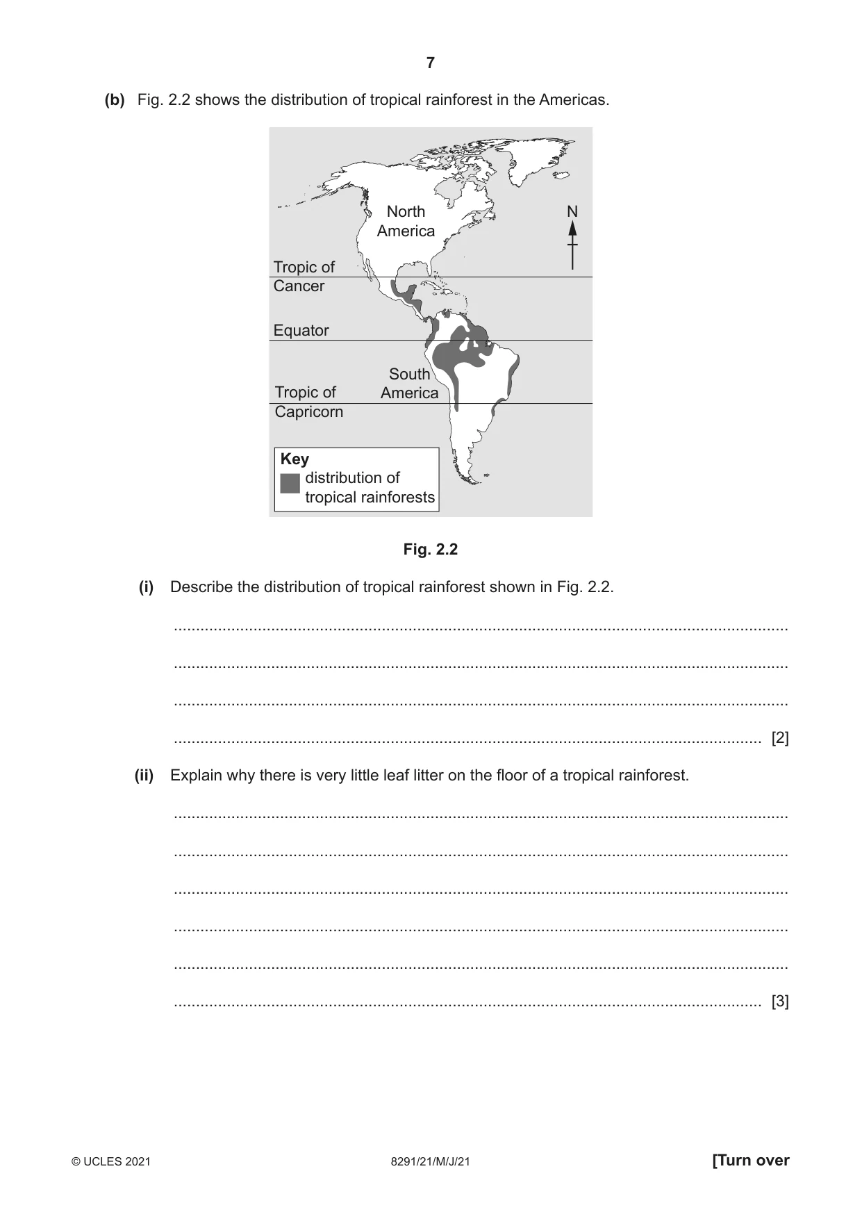 Cambridge A Level Environmental Management (AS only) 8291 2021 May/June Paper 2 · Variant 1 question paper, page 7 of 12