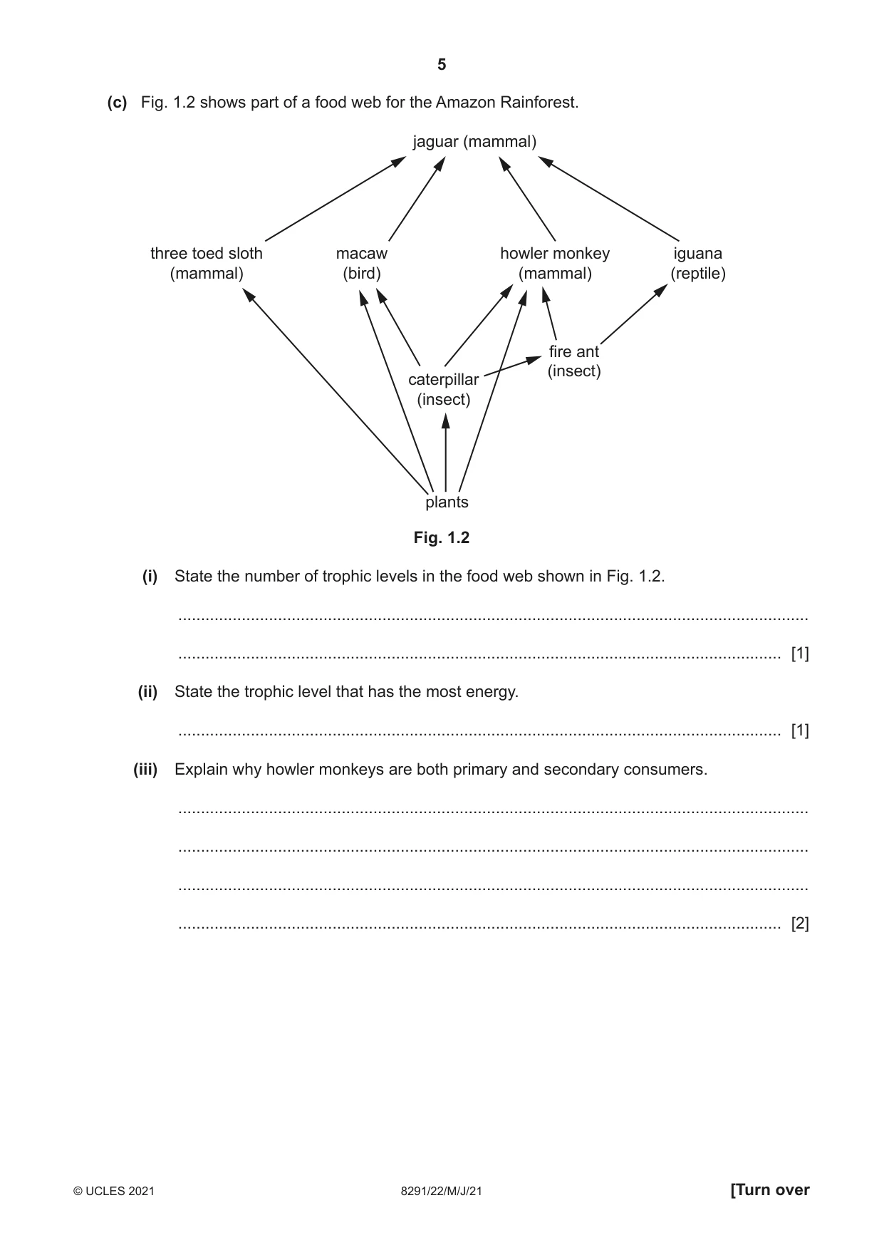 Cambridge A Level Environmental Management (AS only) 8291 2021 May/June Paper 2 · Variant 2 question paper, page 5 of 16