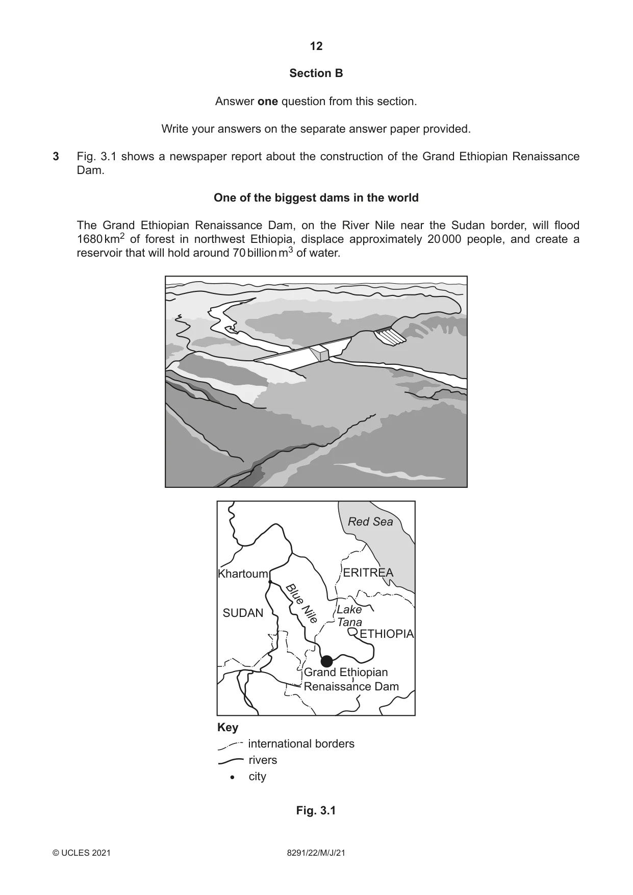 Cambridge A Level Environmental Management (AS only) 8291 2021 May/June Paper 2 · Variant 2 question paper, page 12 of 16