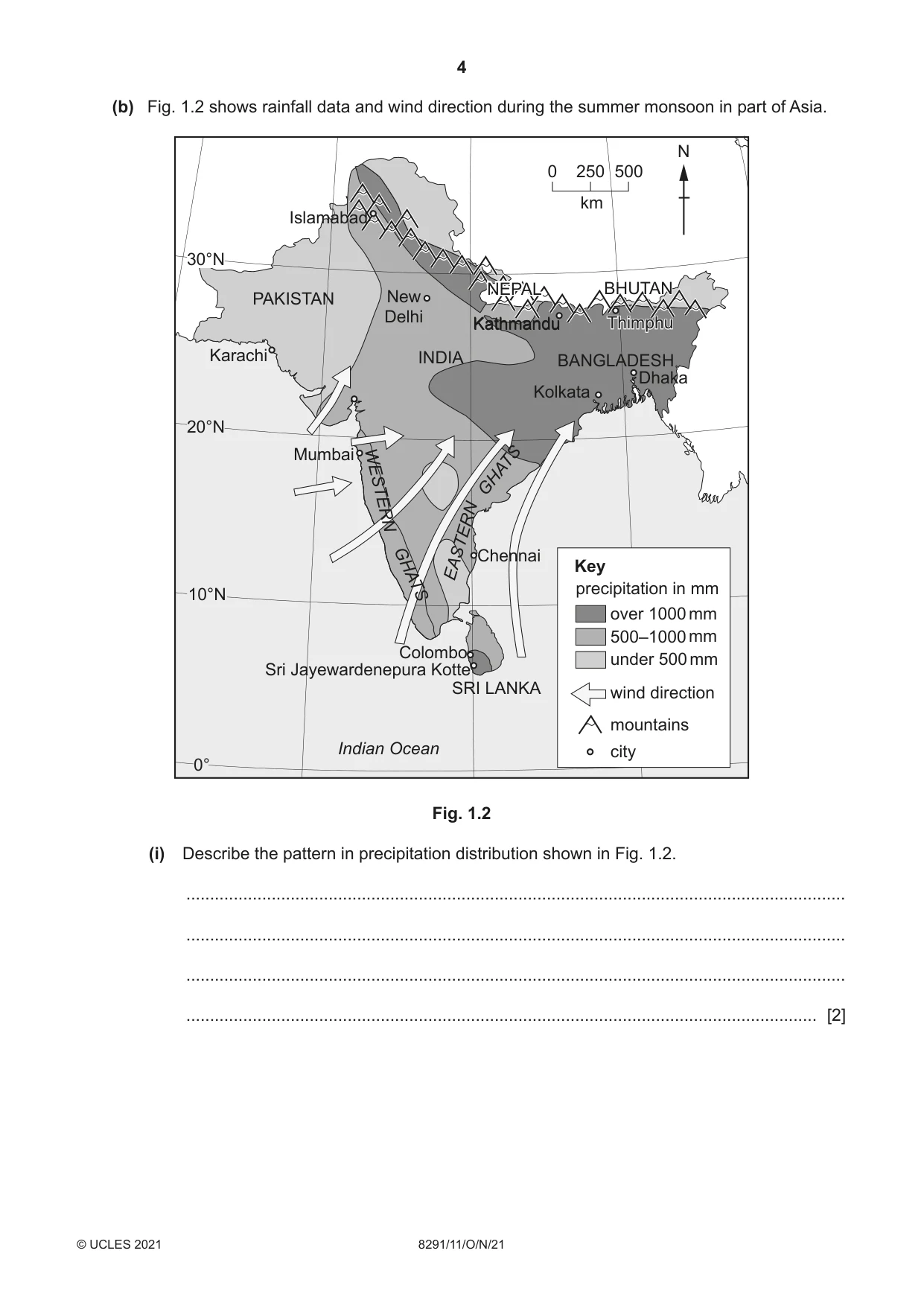 Cambridge A Level Environmental Management (AS only) 8291 2021 Oct/Nov Paper 1 · Variant 1 question paper, page 4 of 12