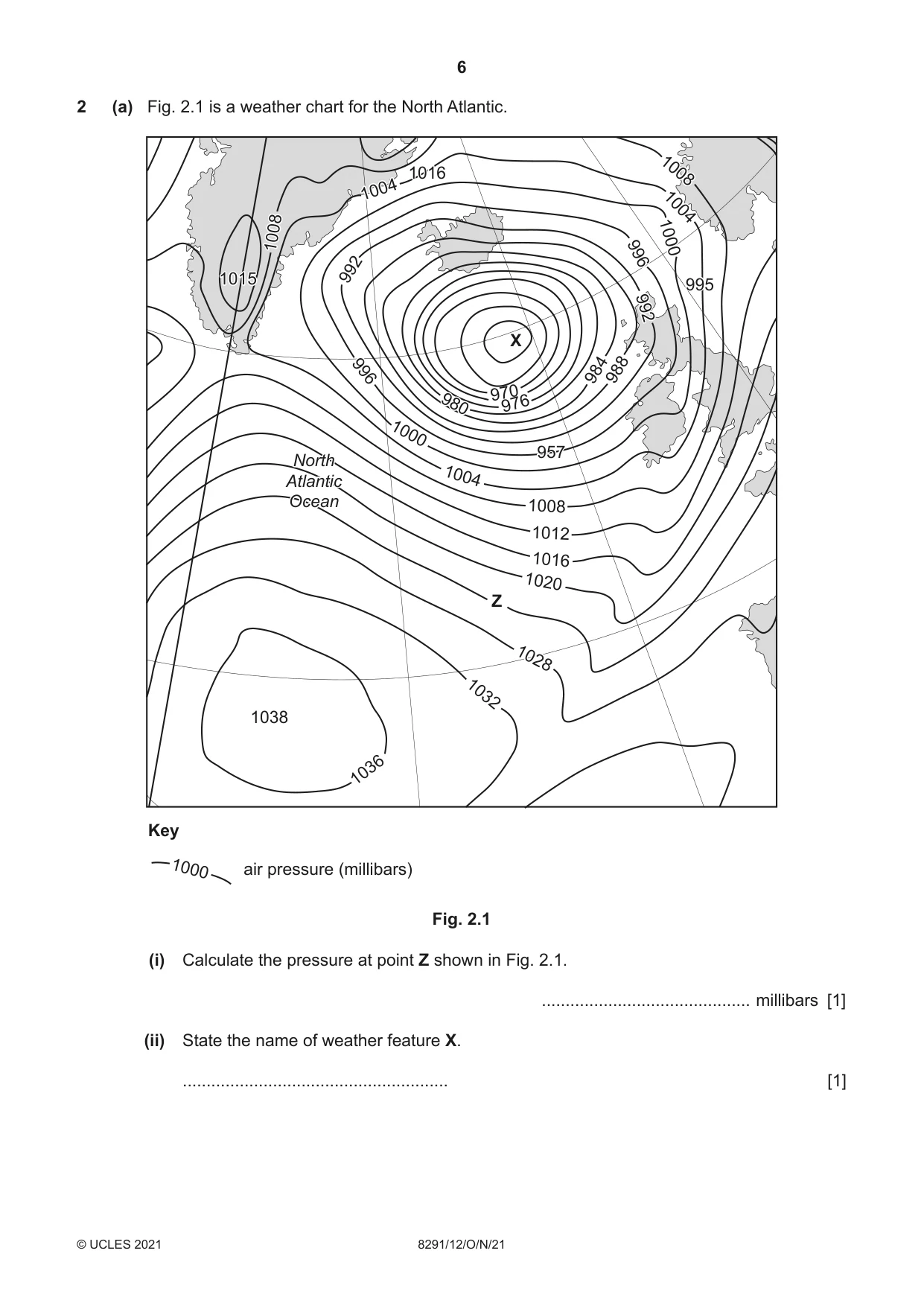 Cambridge A Level Environmental Management (AS only) 8291 2021 Oct/Nov Paper 1 · Variant 2 question paper, page 6 of 12