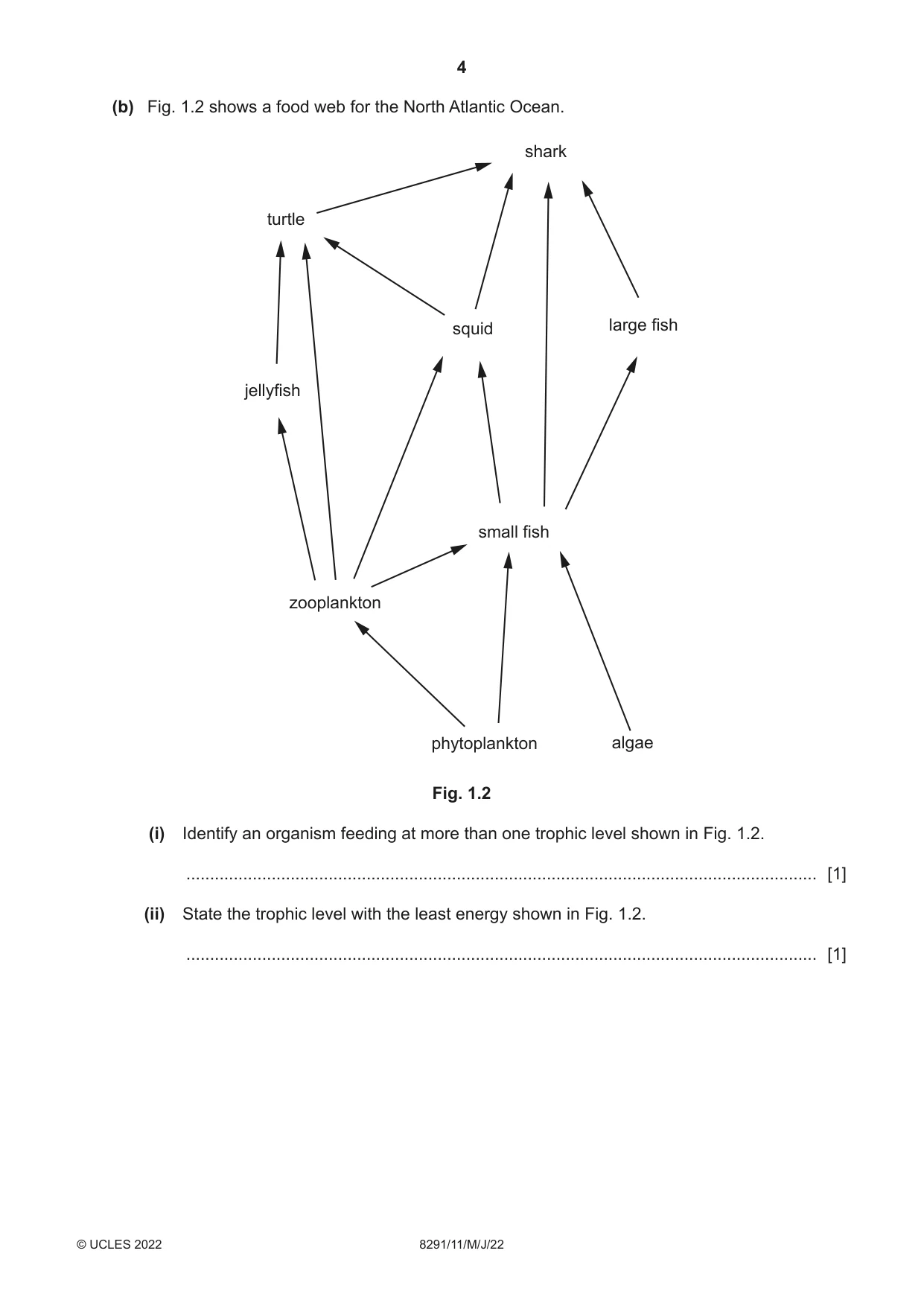 Cambridge A Level Environmental Management (AS only) 8291 2022 May/June Paper 1 · Variant 1 question paper, page 4 of 20