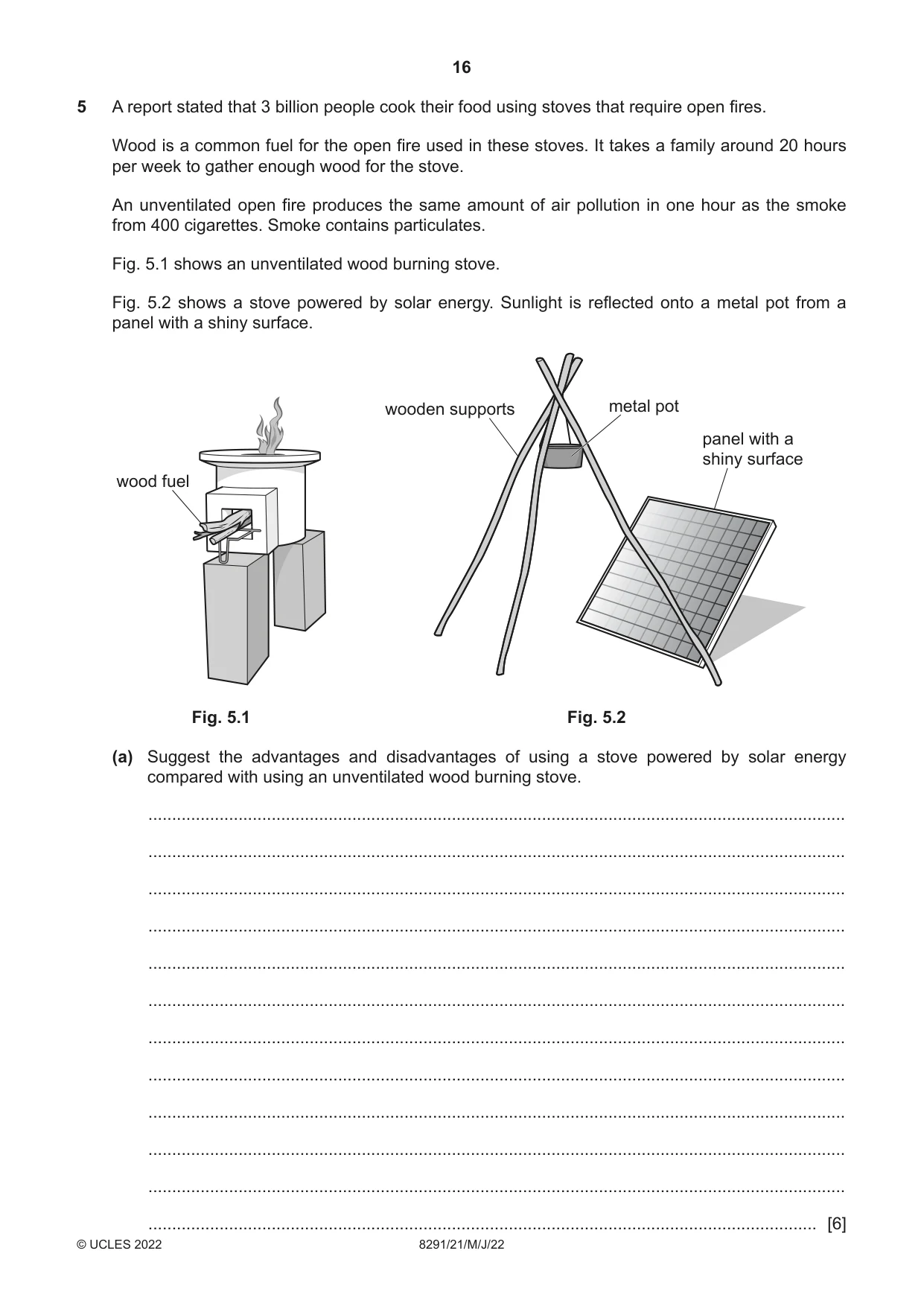 Cambridge A Level Environmental Management (AS only) 8291 2022 May/June Paper 2 · Variant 1 question paper, page 16 of 20