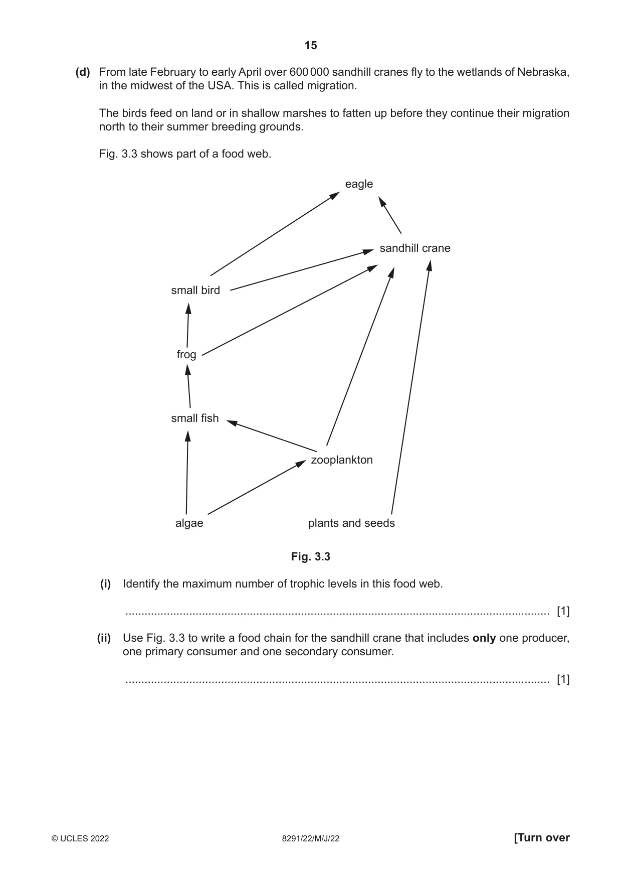Cambridge A Level Environmental Management (AS only) 8291 2022 May/June Paper 2 · Variant 2 question paper, page 15 of 24