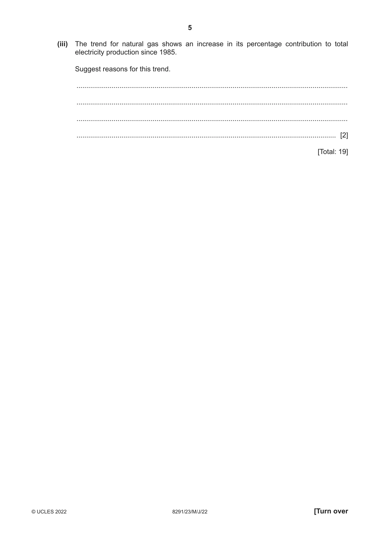 Cambridge A Level Environmental Management (AS only) 8291 2022 May/June Paper 2 · Variant 3 question paper, page 5 of 24