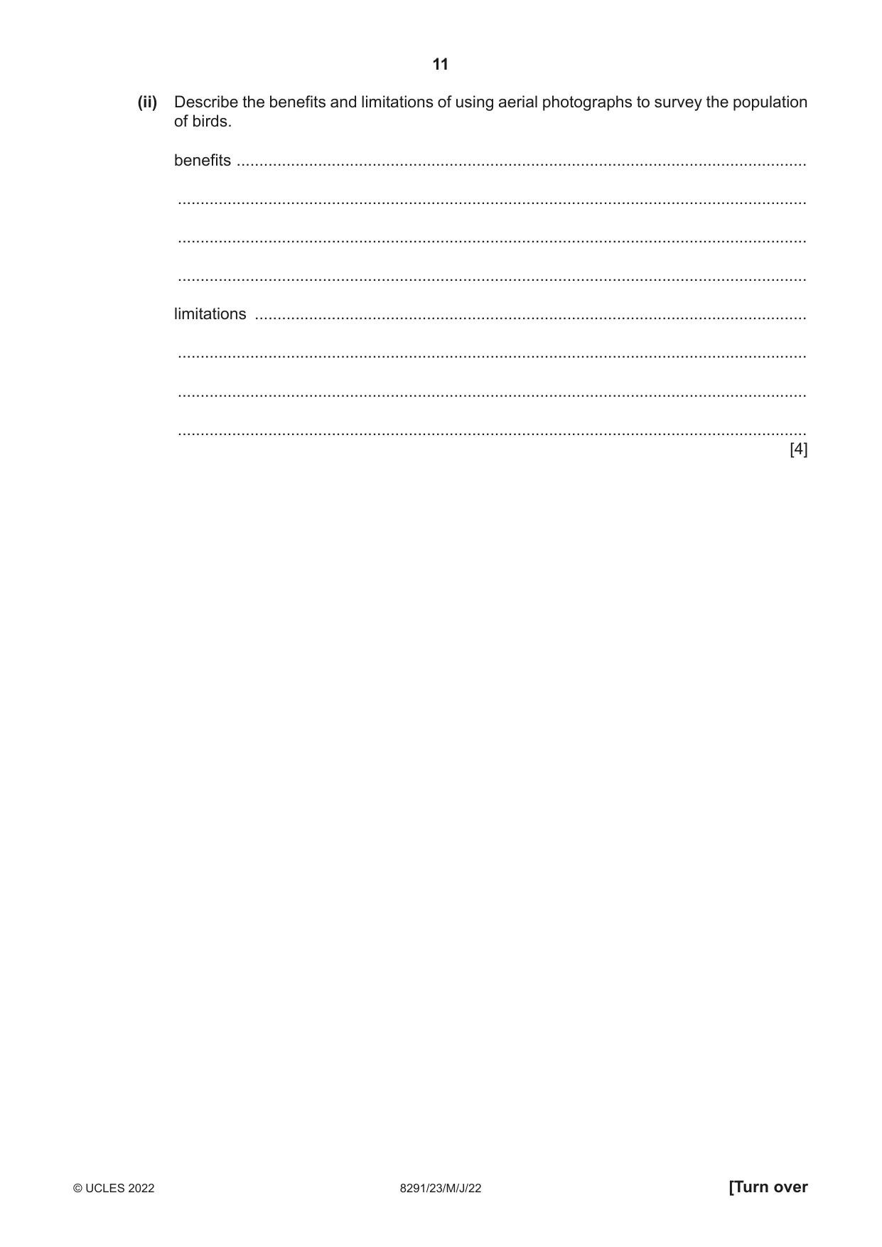 Cambridge A Level Environmental Management (AS only) 8291 2022 May/June Paper 2 · Variant 3 question paper, page 11 of 24