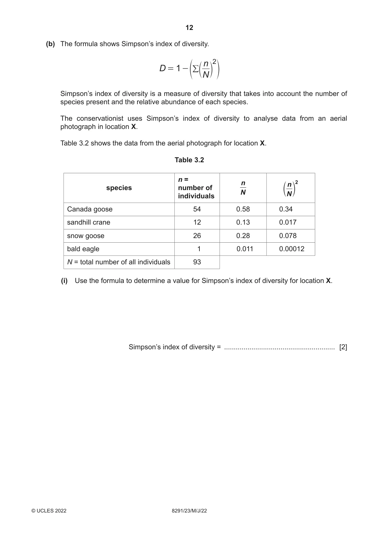 Cambridge A Level Environmental Management (AS only) 8291 2022 May/June Paper 2 · Variant 3 question paper, page 12 of 24