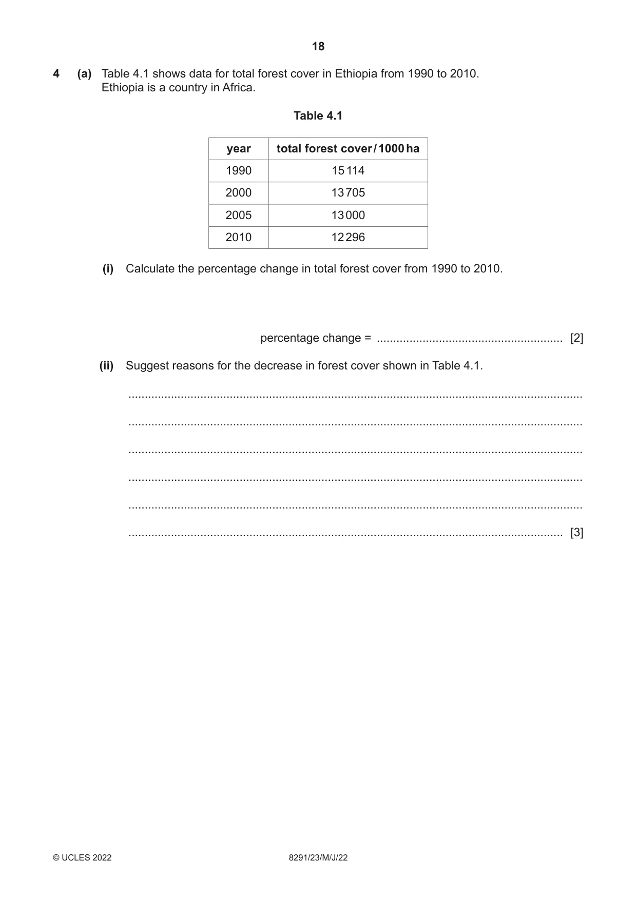 Cambridge A Level Environmental Management (AS only) 8291 2022 May/June Paper 2 · Variant 3 question paper, page 18 of 24