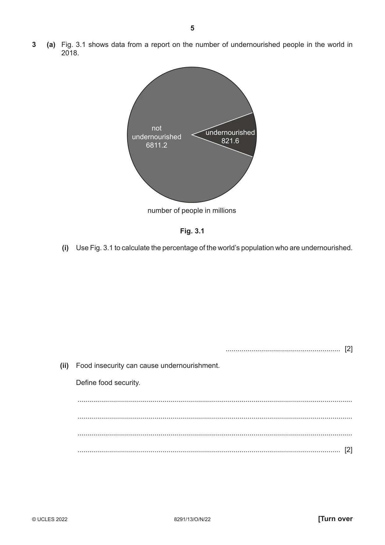 Cambridge A Level Environmental Management (AS only) 8291 2022 Oct/Nov Paper 1 · Variant 3 question paper, page 5 of 20