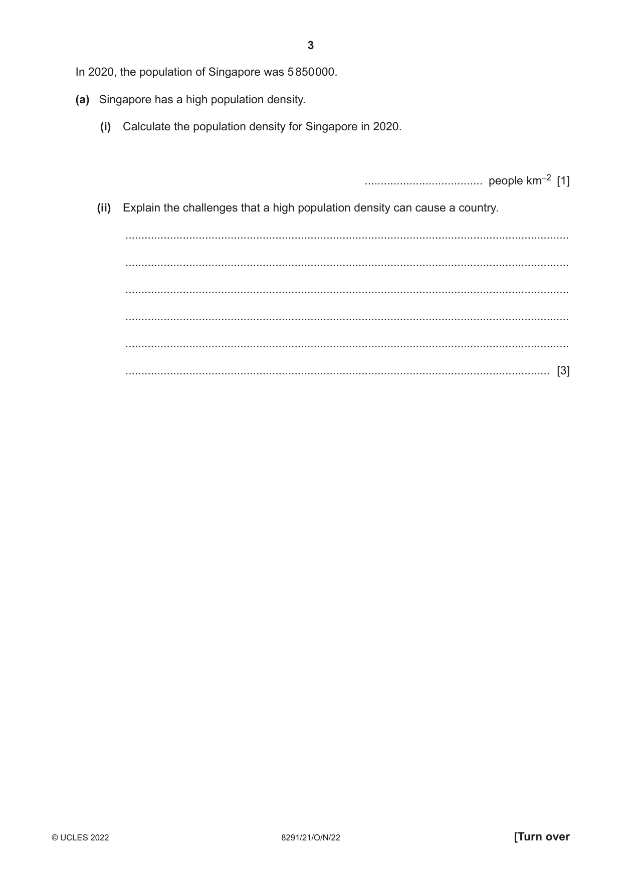 Cambridge A Level Environmental Management (AS only) 8291 2022 Oct/Nov Paper 2 · Variant 1 question paper, page 3 of 24