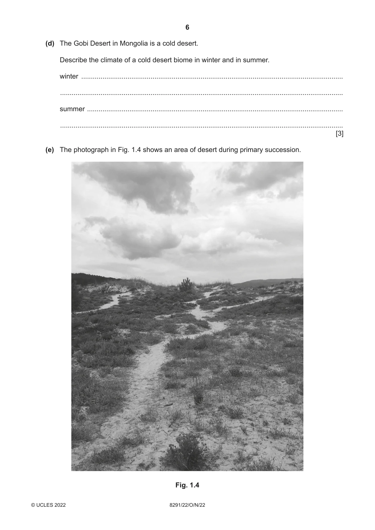 Cambridge A Level Environmental Management (AS only) 8291 2022 Oct/Nov Paper 2 · Variant 2 question paper, page 6 of 20