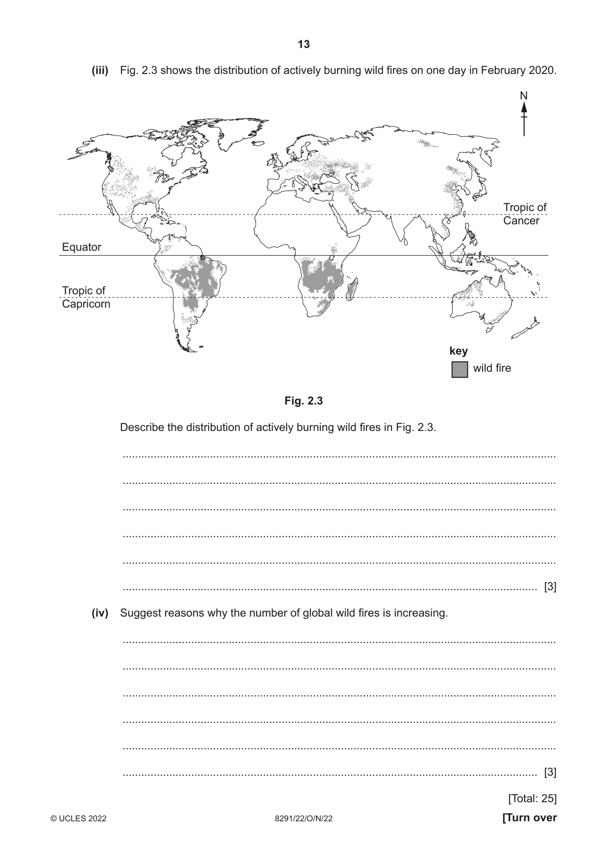 Cambridge A Level Environmental Management (AS only) 8291 2022 Oct/Nov Paper 2 · Variant 2 question paper, page 13 of 20
