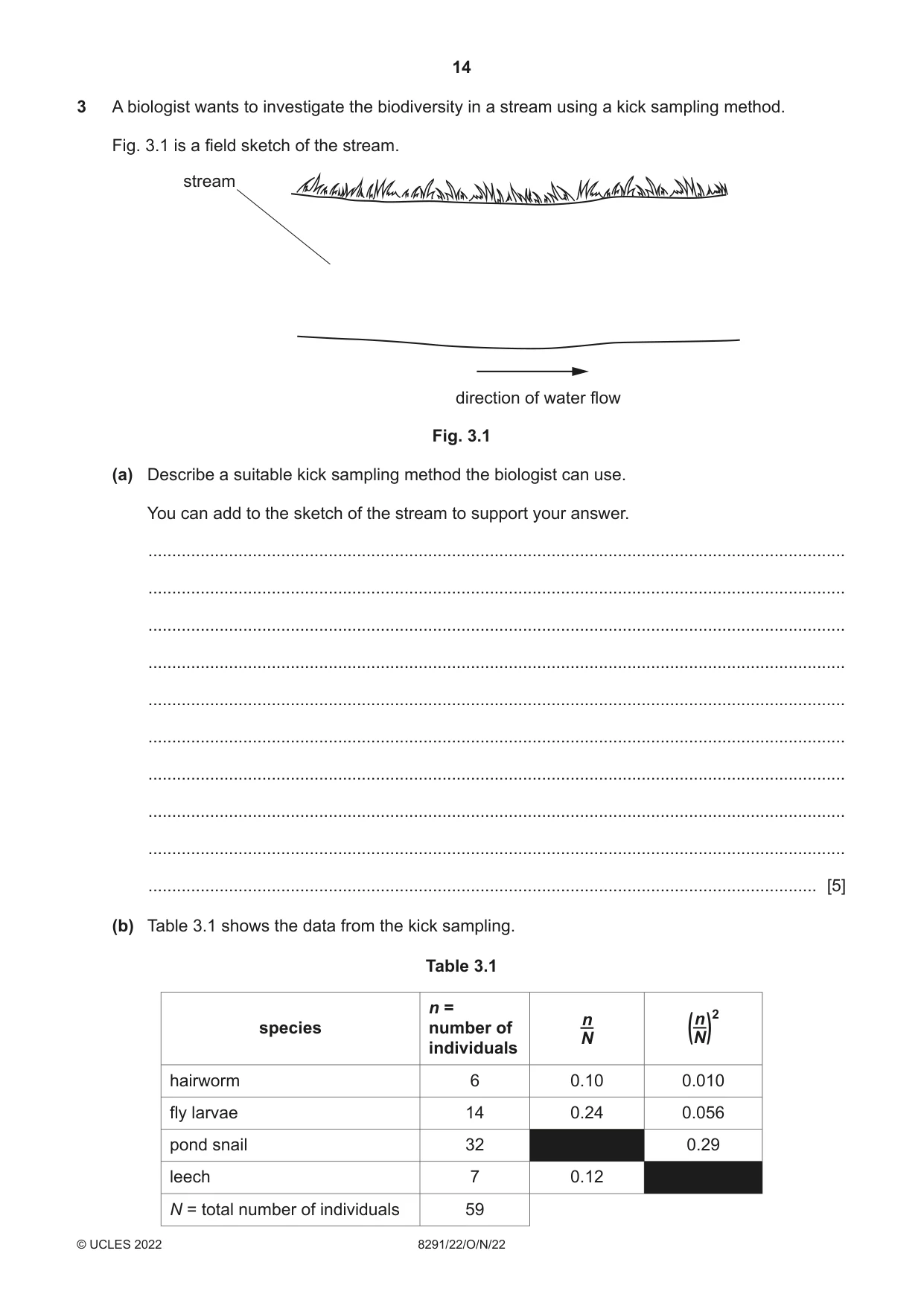 Cambridge A Level Environmental Management (AS only) 8291 2022 Oct/Nov Paper 2 · Variant 2 question paper, page 14 of 20