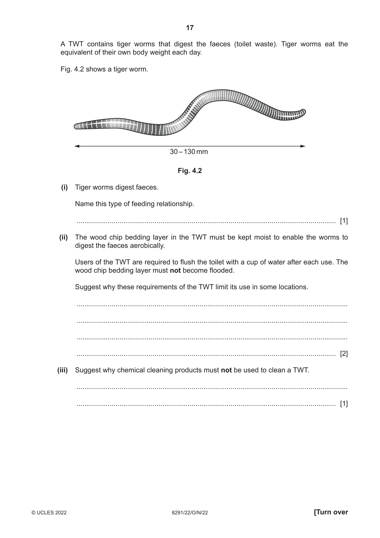 Cambridge A Level Environmental Management (AS only) 8291 2022 Oct/Nov Paper 2 · Variant 2 question paper, page 17 of 20
