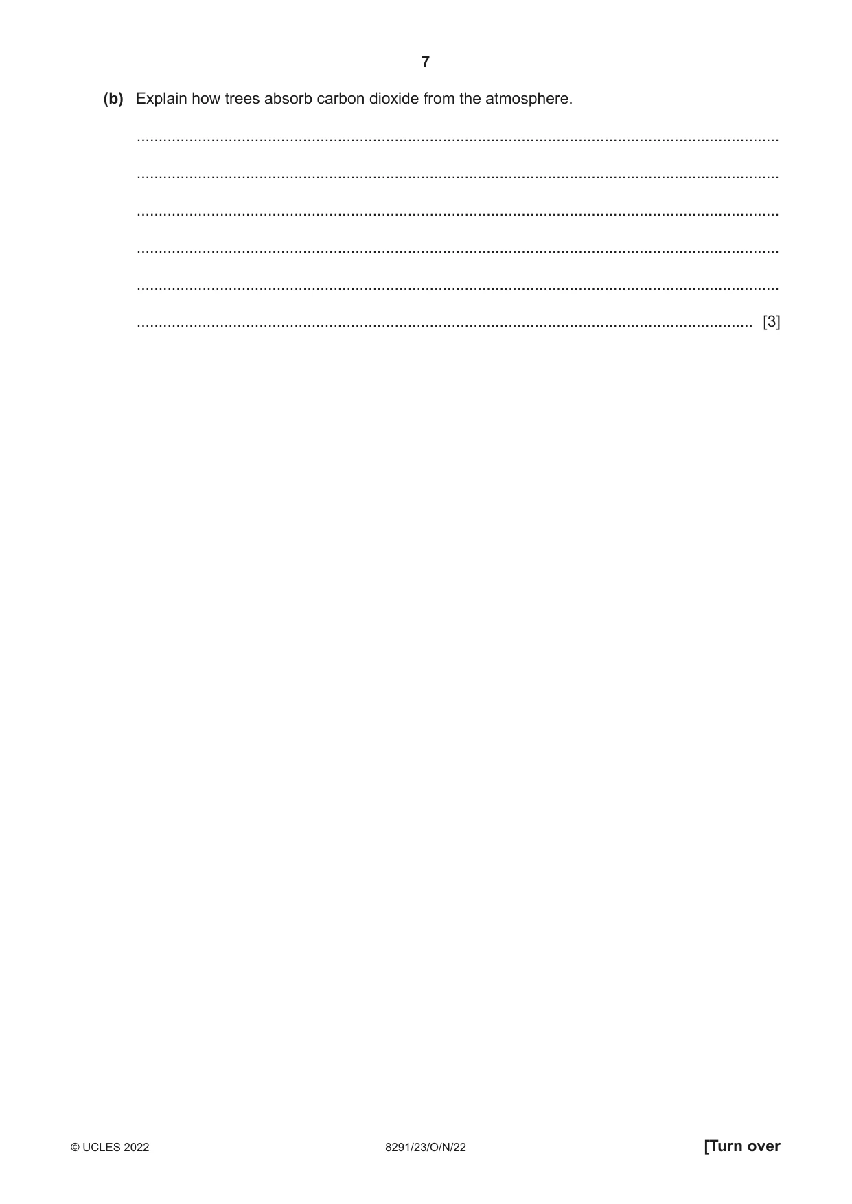 Cambridge A Level Environmental Management (AS only) 8291 2022 Oct/Nov Paper 2 · Variant 3 question paper, page 7 of 24