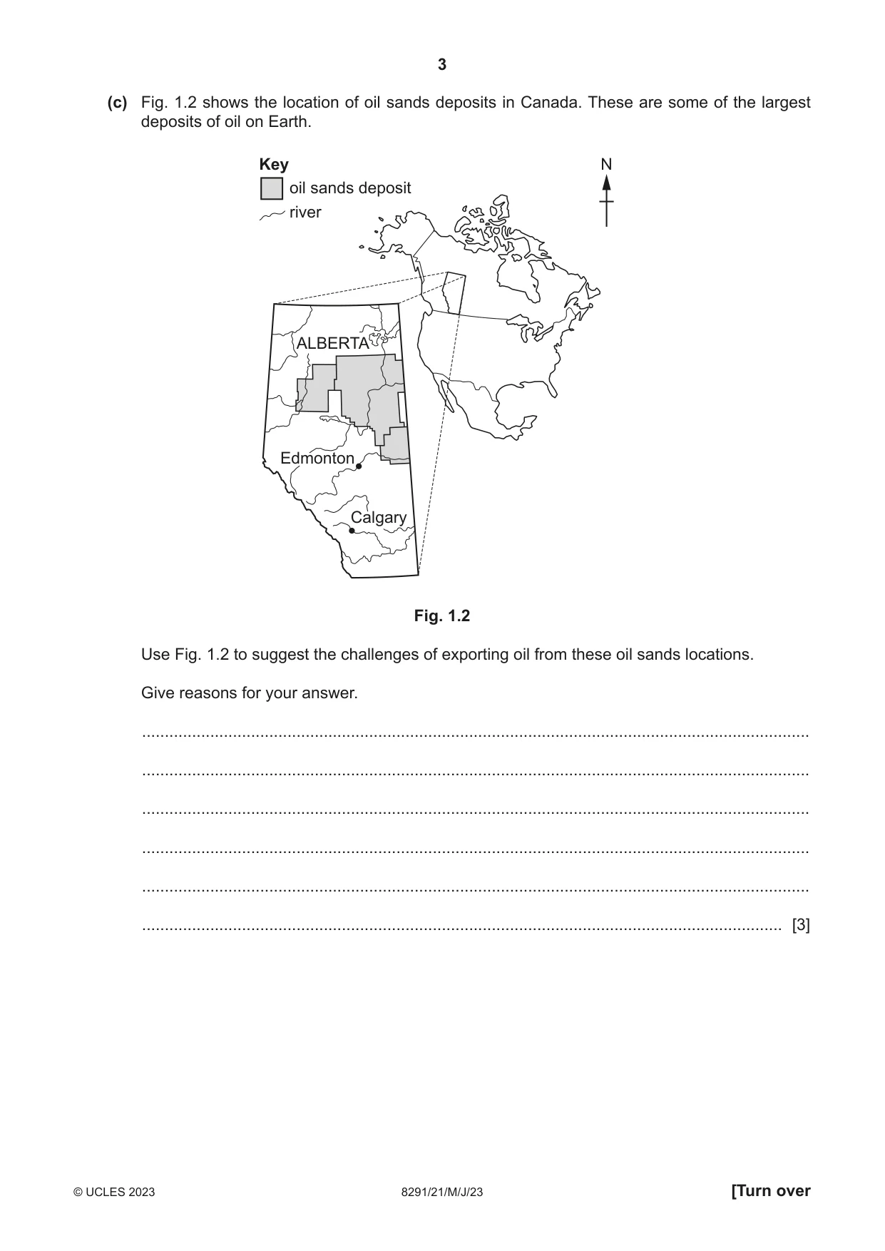 Cambridge A Level Environmental Management (AS only) 8291 2023 May/June Paper 2 · Variant 1 question paper, page 3 of 16