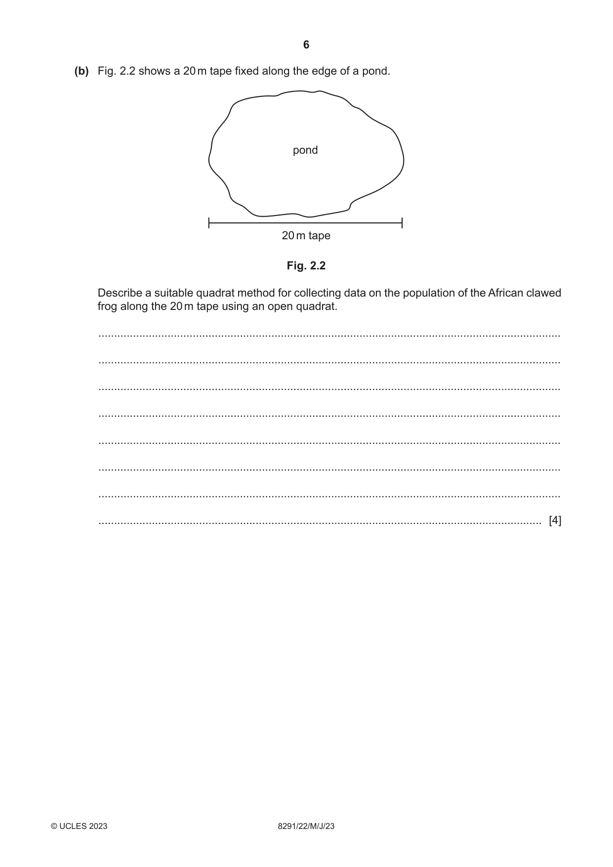 Cambridge A Level Environmental Management (AS only) 8291 2023 May/June Paper 2 · Variant 2 question paper, page 6 of 20