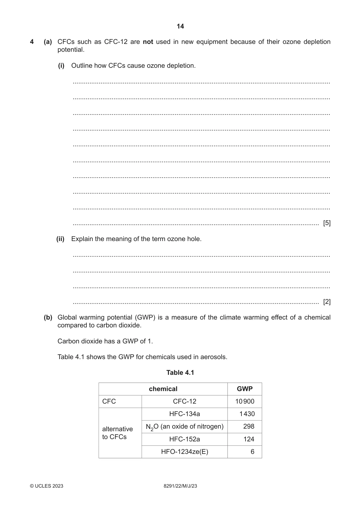 Cambridge A Level Environmental Management (AS only) 8291 2023 May/June Paper 2 · Variant 2 question paper, page 14 of 20