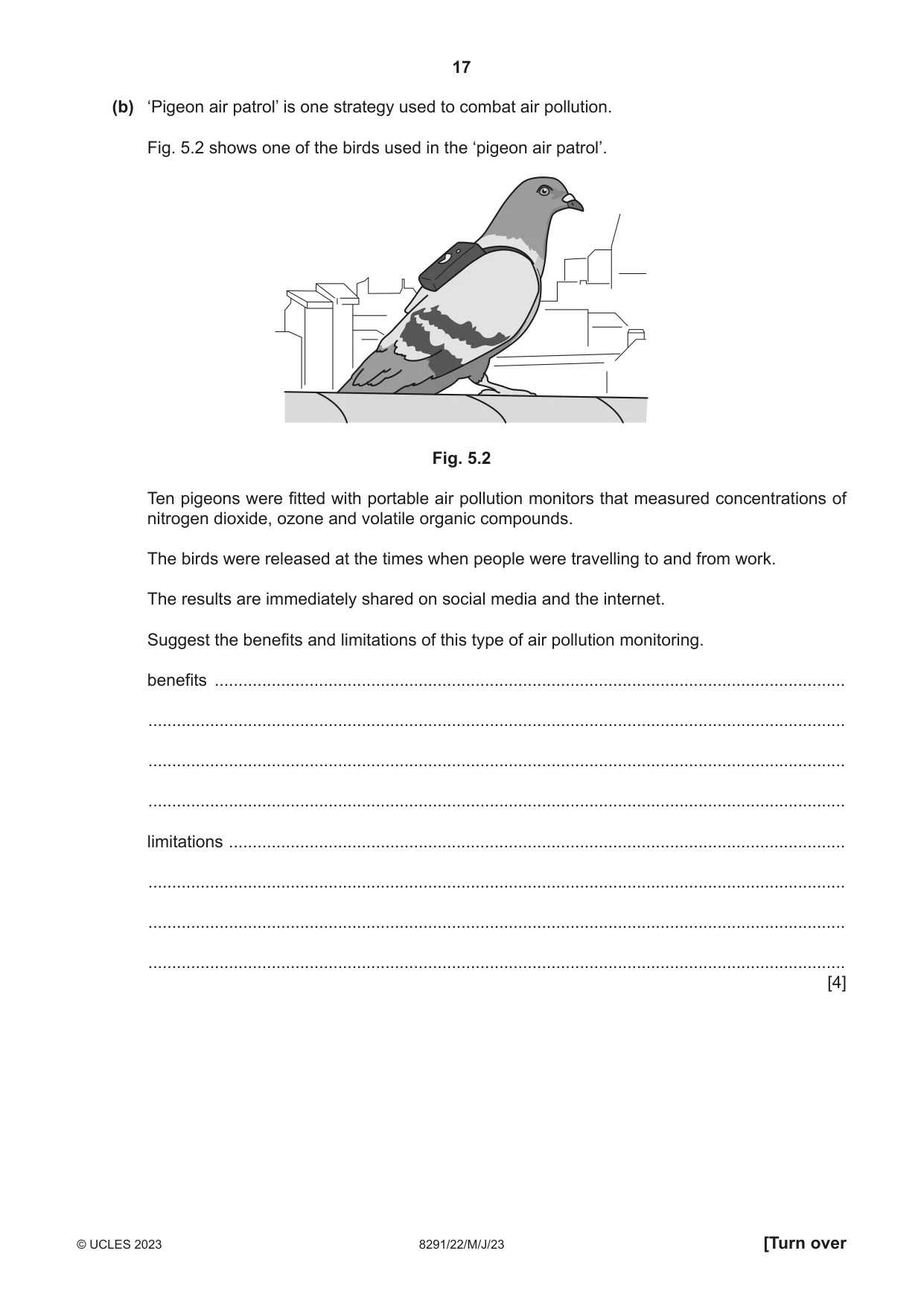 Cambridge A Level Environmental Management (AS only) 8291 2023 May/June Paper 2 · Variant 2 question paper, page 17 of 20