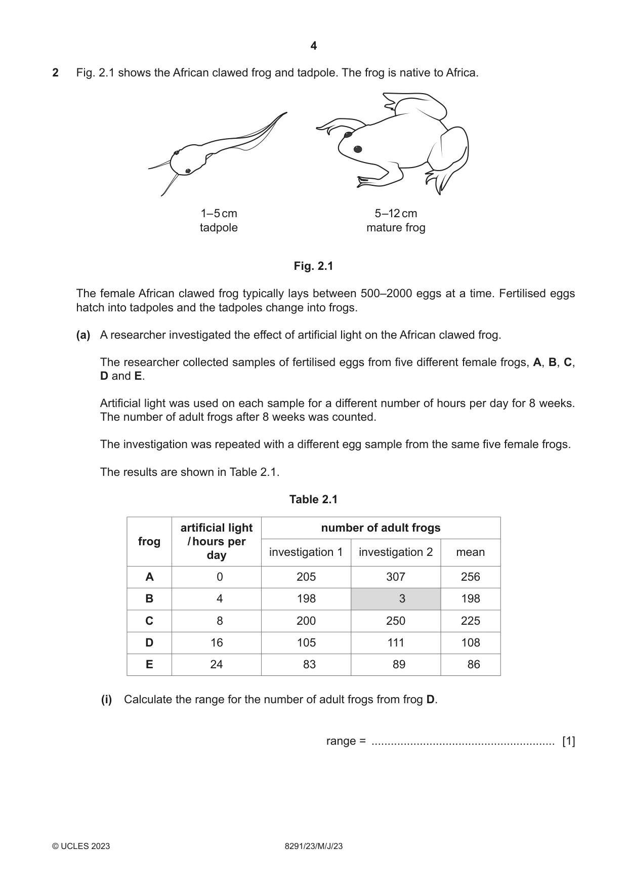 Cambridge A Level Environmental Management (AS only) 8291 2023 May/June Paper 2 · Variant 3 question paper, page 4 of 20