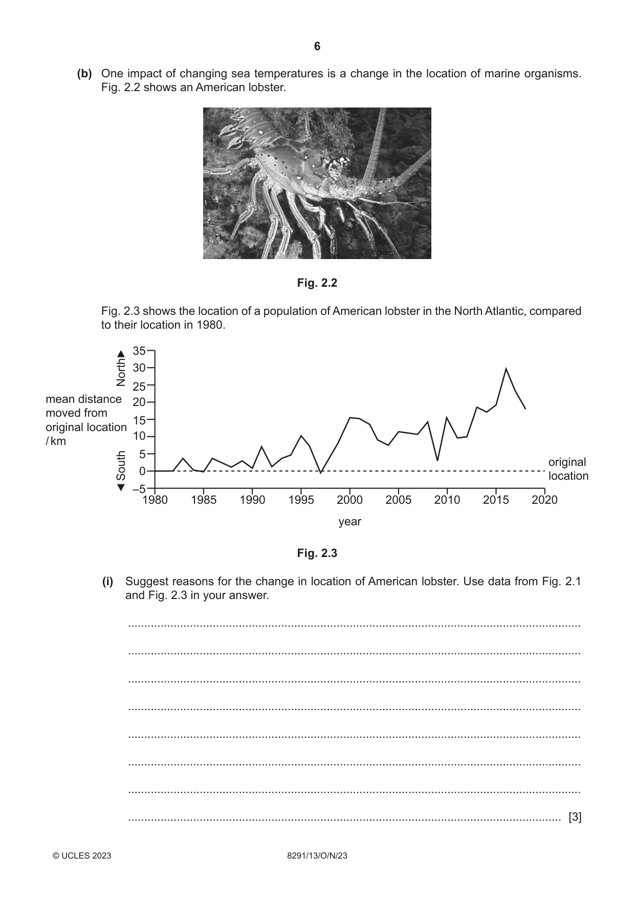 Cambridge A Level Environmental Management (AS only) 8291 2023 Oct/Nov Paper 1 · Variant 3 question paper, page 6 of 20