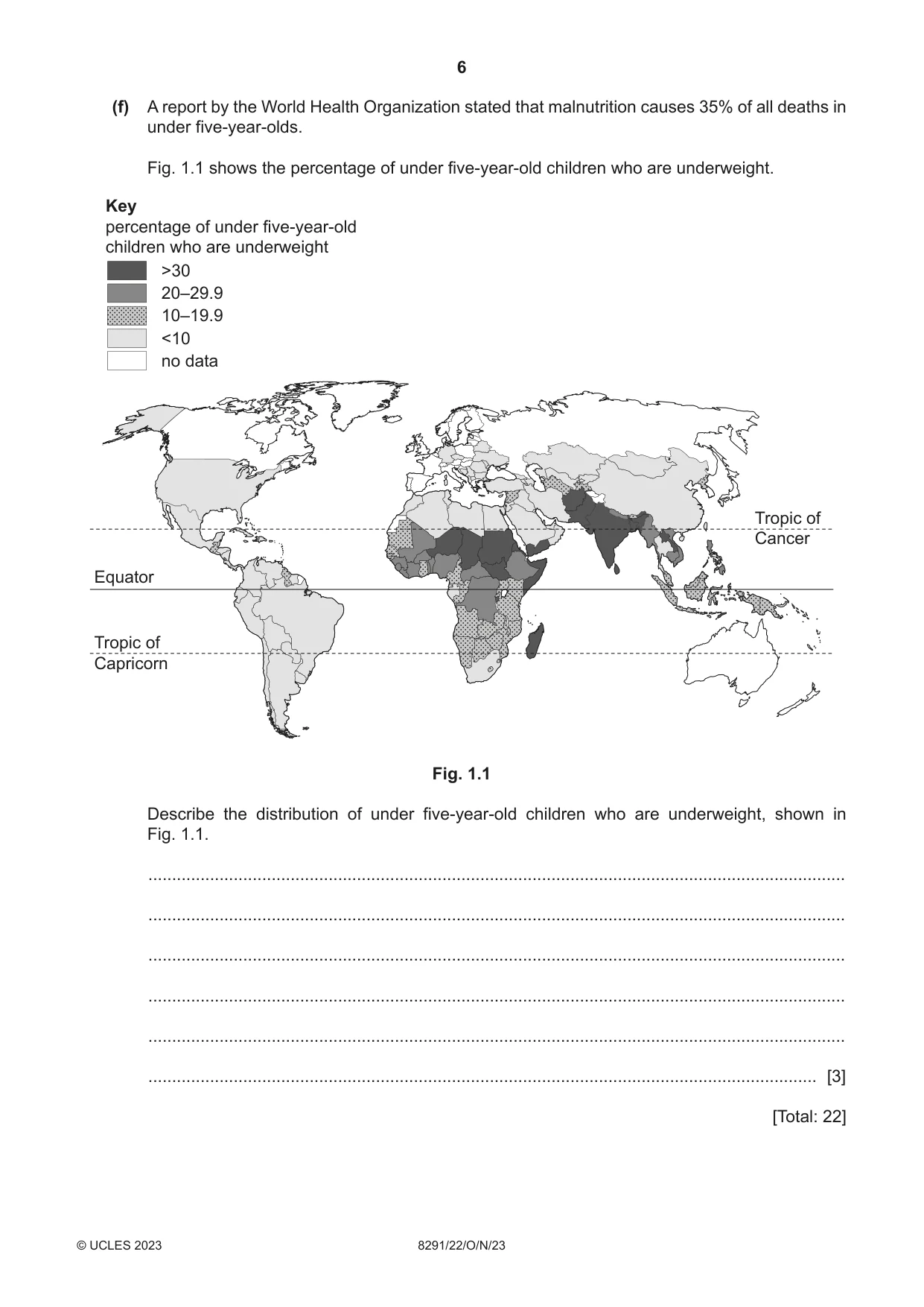 Cambridge A Level Environmental Management (AS only) 8291 2023 Oct/Nov Paper 2 · Variant 2 question paper, page 6 of 24