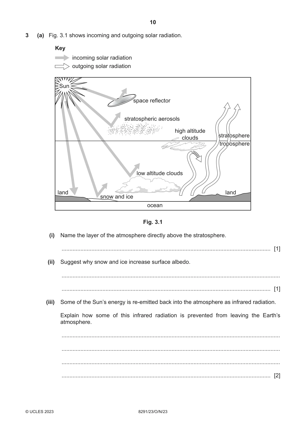 Cambridge A Level Environmental Management (AS only) 8291 2023 Oct/Nov Paper 2 · Variant 3 question paper, page 10 of 20