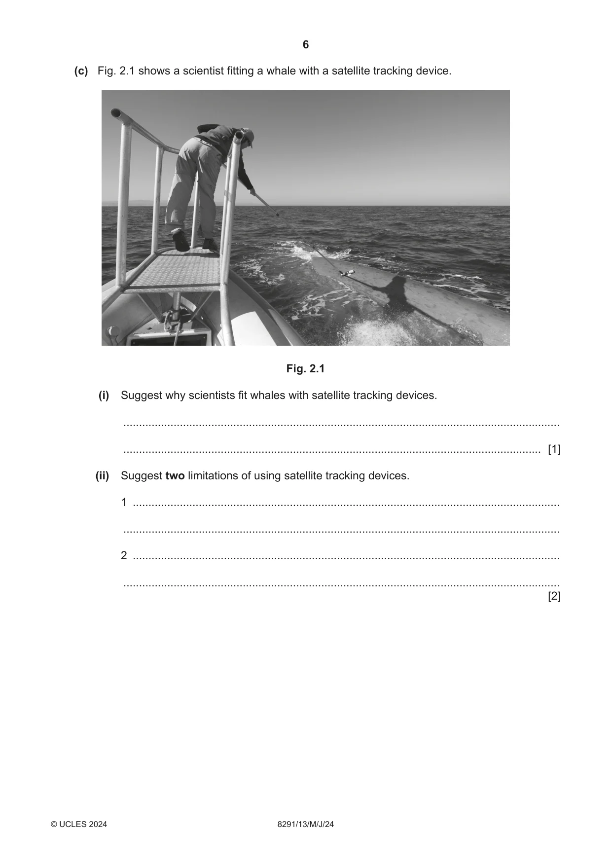 Cambridge A Level Environmental Management (AS only) 8291 2024 May/June Paper 1 · Variant 3 question paper, page 6 of 20