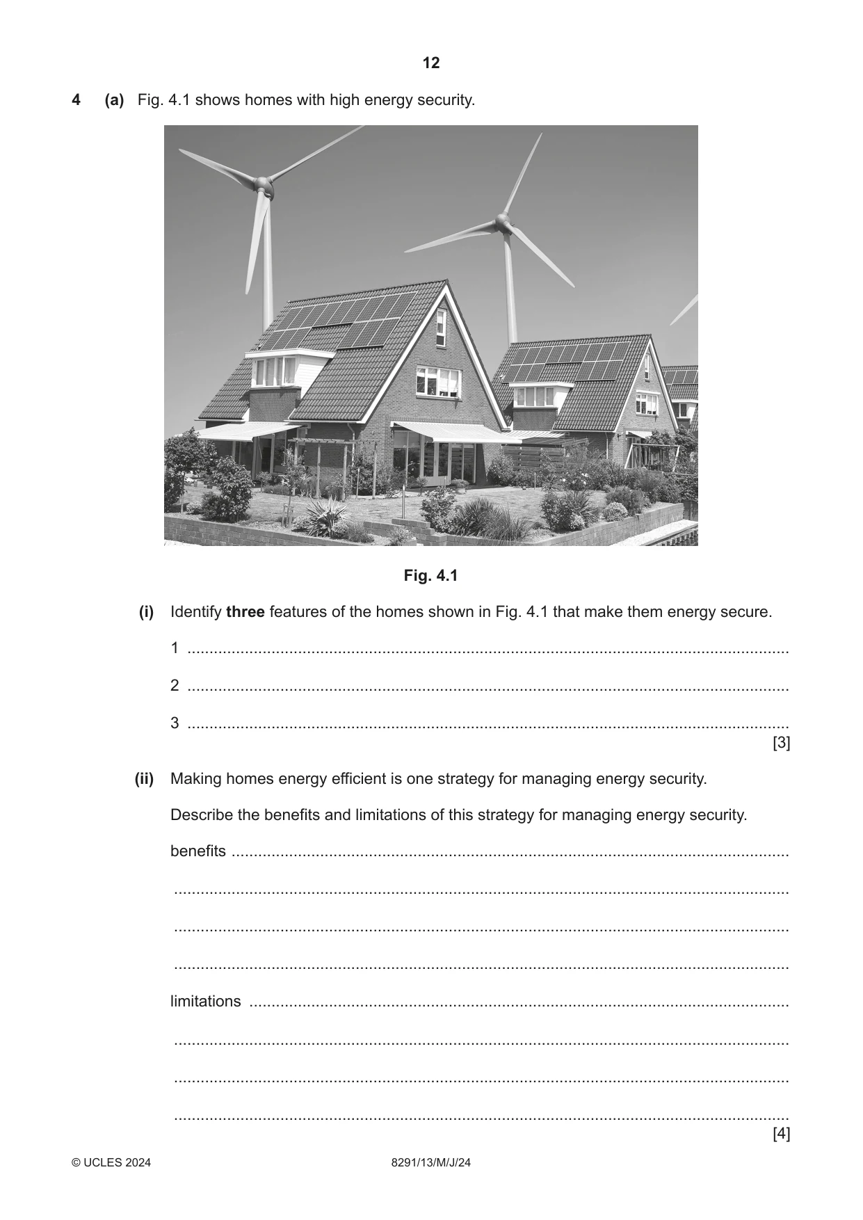 Cambridge A Level Environmental Management (AS only) 8291 2024 May/June Paper 1 · Variant 3 question paper, page 12 of 20