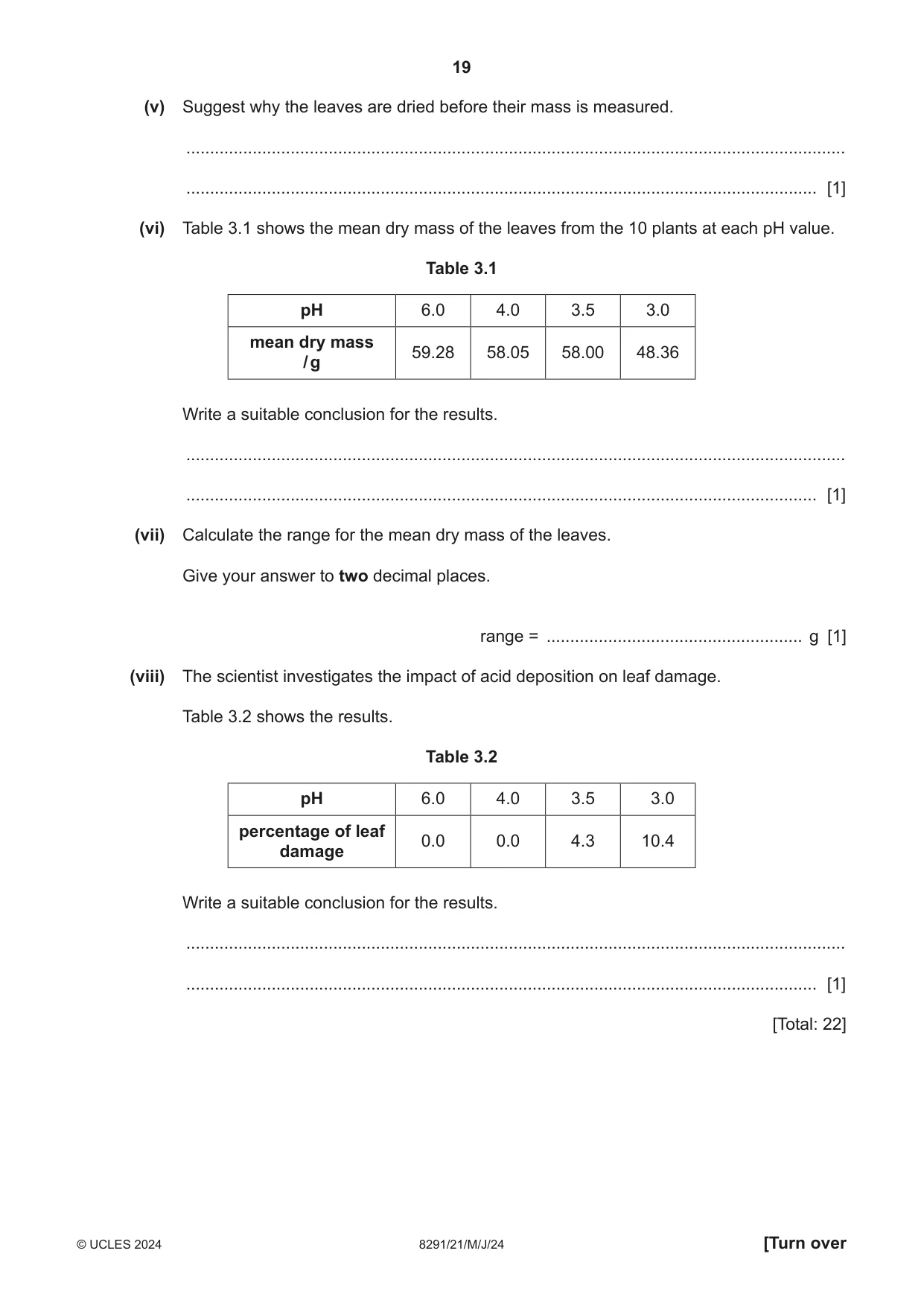 Cambridge A Level Environmental Management (AS only) 8291 2024 May/June Paper 2 · Variant 1 question paper, page 19 of 24