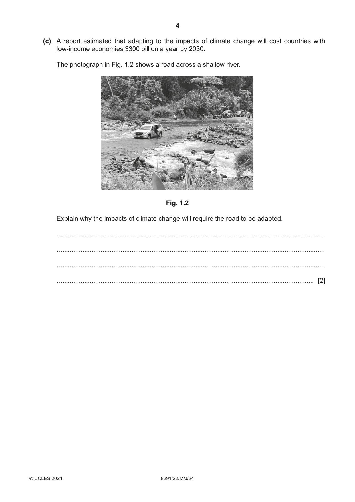 Cambridge A Level Environmental Management (AS only) 8291 2024 May/June Paper 2 · Variant 2 question paper, page 4 of 20