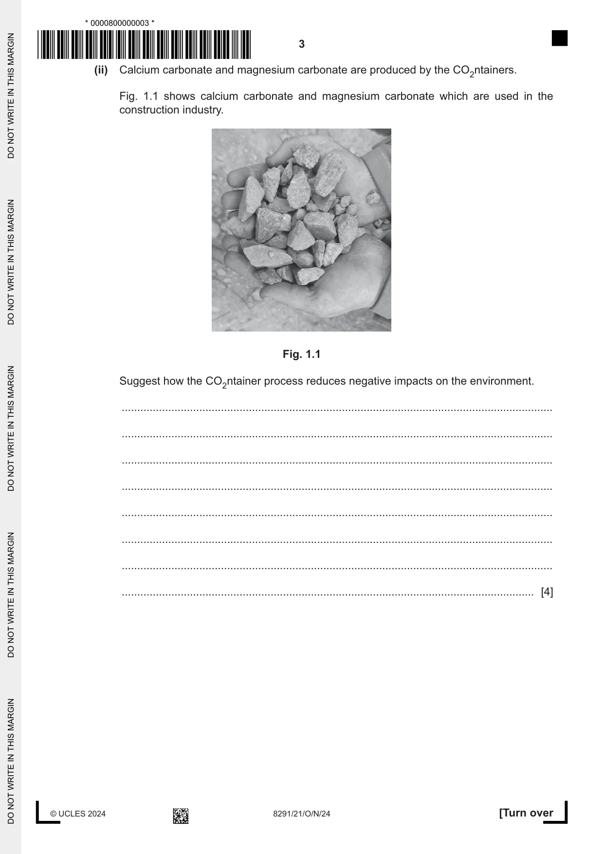Cambridge A Level Environmental Management (AS only) 8291 2024 Oct/Nov Paper 2 · Variant 1 question paper, page 3 of 24