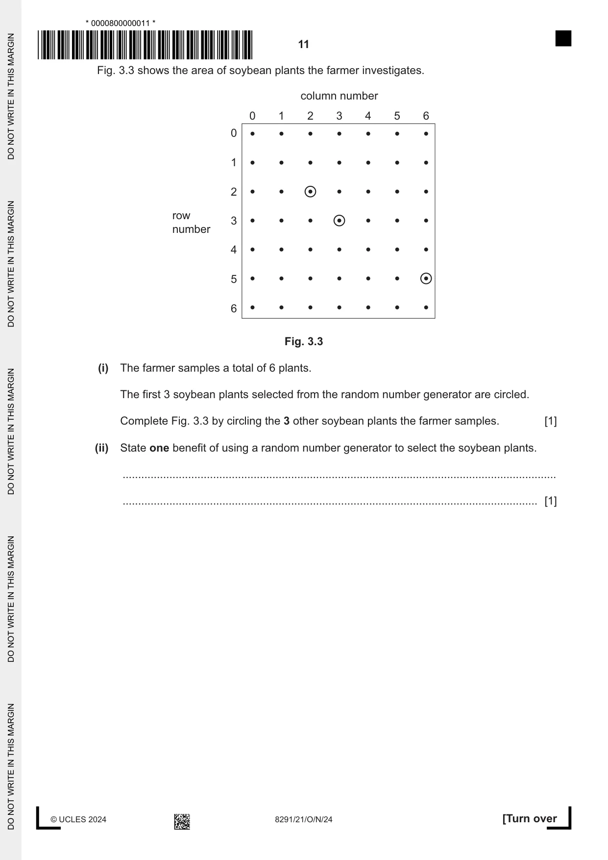 Cambridge A Level Environmental Management (AS only) 8291 2024 Oct/Nov Paper 2 · Variant 1 question paper, page 11 of 24