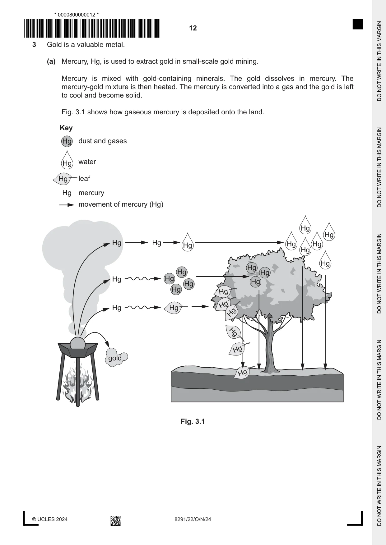 Cambridge A Level Environmental Management (AS only) 8291 2024 Oct/Nov Paper 2 · Variant 2 question paper, page 12 of 24