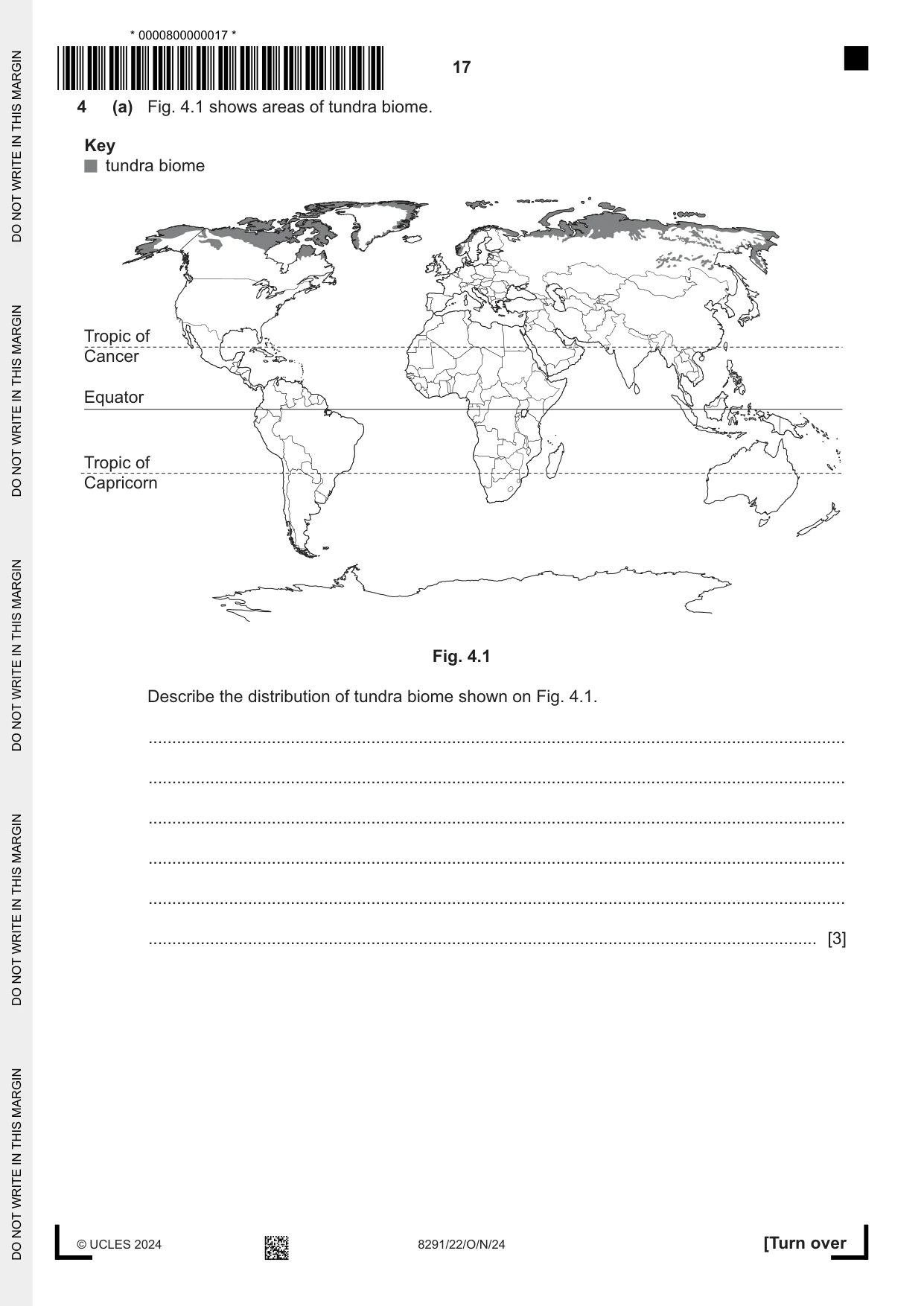 Cambridge A Level Environmental Management (AS only) 8291 2024 Oct/Nov Paper 2 · Variant 2 question paper, page 17 of 24