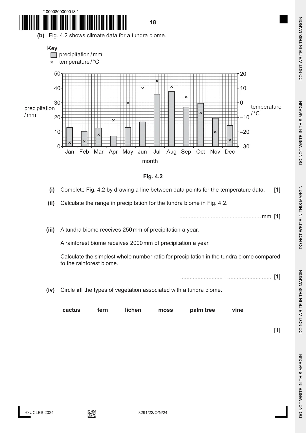 Cambridge A Level Environmental Management (AS only) 8291 2024 Oct/Nov Paper 2 · Variant 2 question paper, page 18 of 24