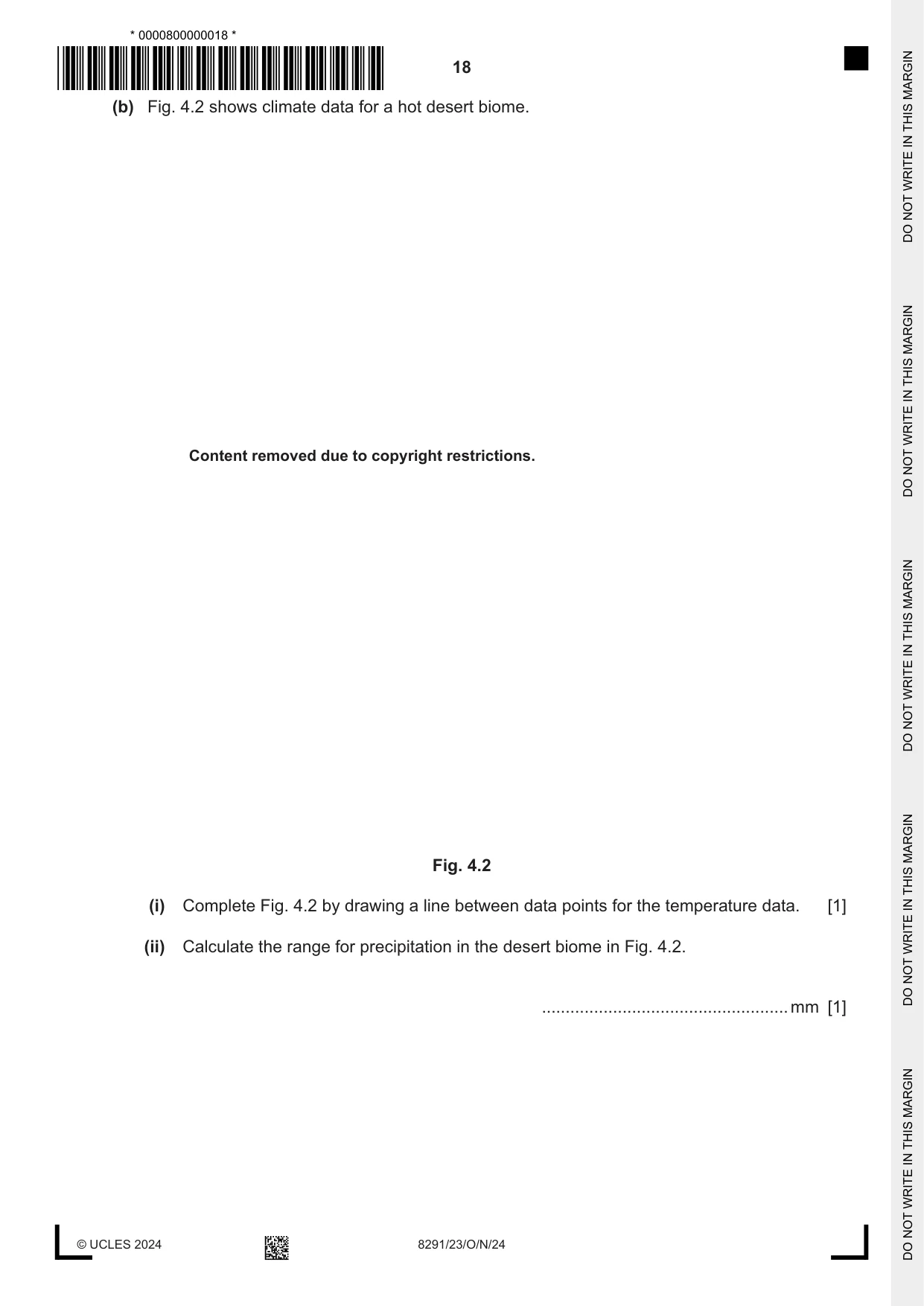 Cambridge A Level Environmental Management (AS only) 8291 2024 Oct/Nov Paper 2 · Variant 3 question paper, page 18 of 24
