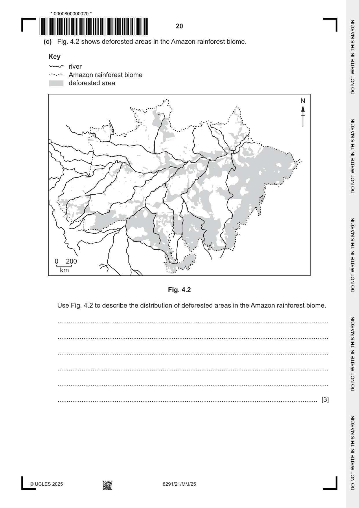 Cambridge A Level Environmental Management (AS only) 8291 2025 May/June Paper 2 · Variant 1 question paper, page 20 of 24