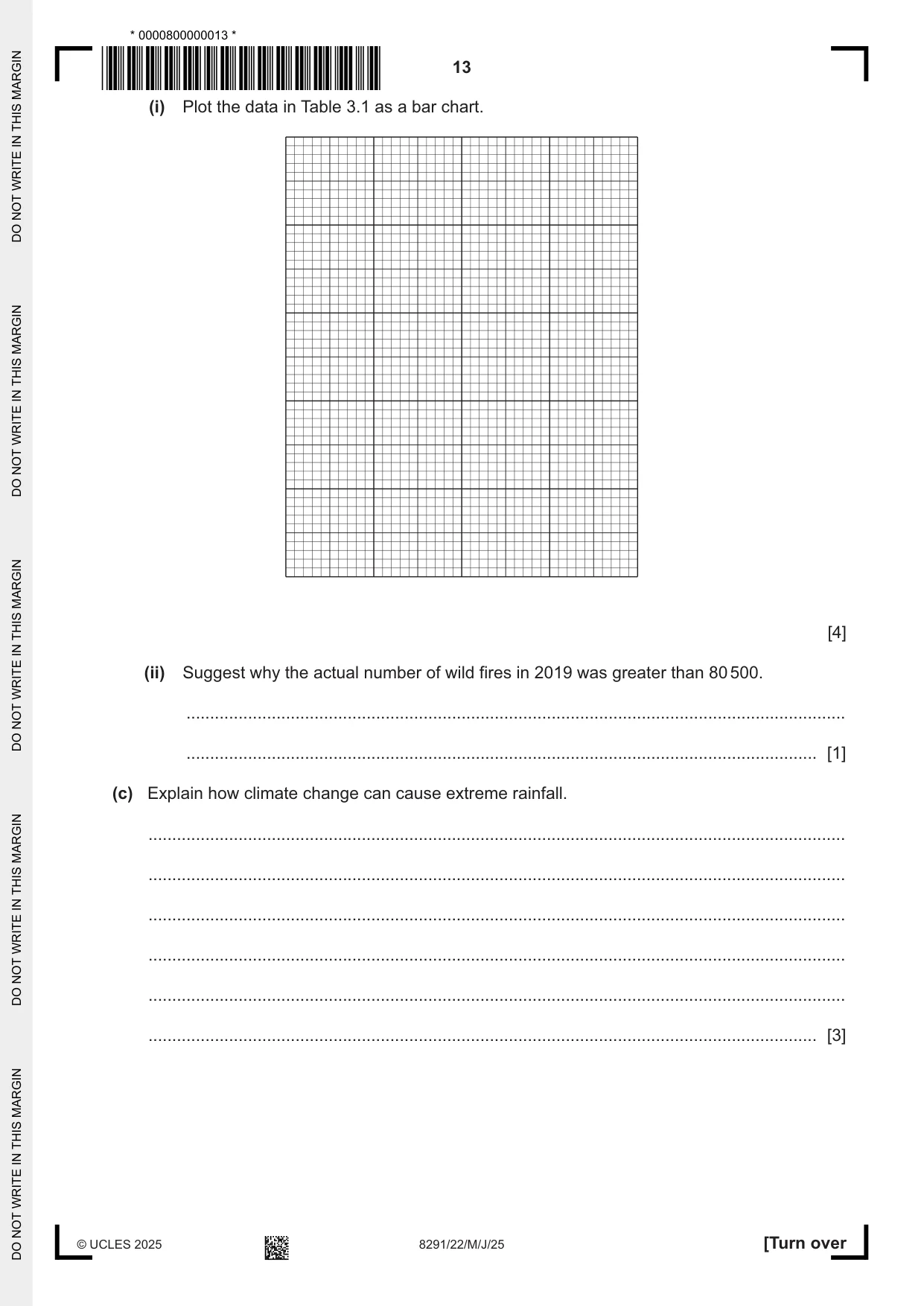 Cambridge A Level Environmental Management (AS only) 8291 2025 May/June Paper 2 · Variant 2 question paper, page 13 of 20